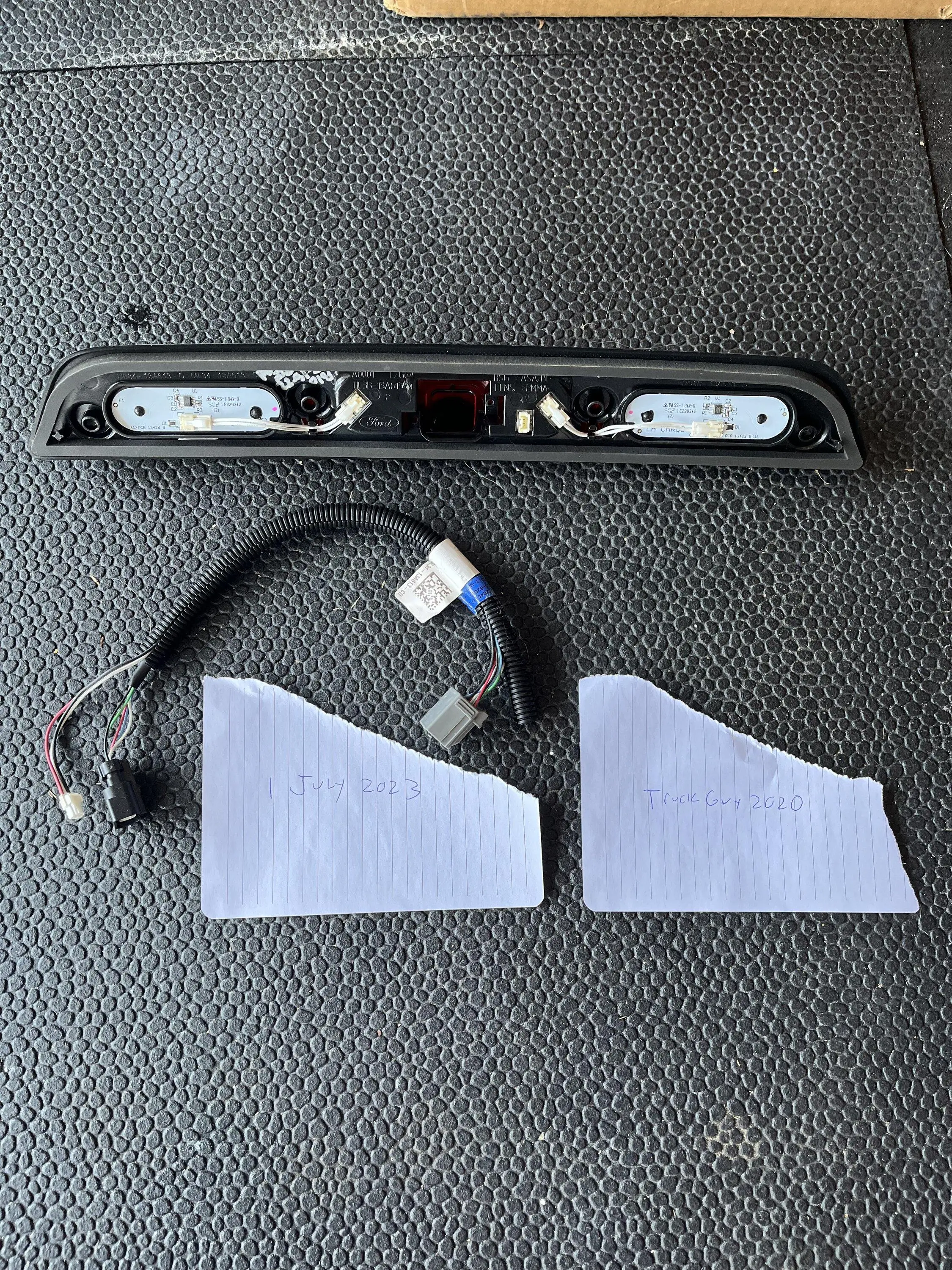 Ford F-150 3rd brake light w/ camera cutout DBB32140-5E2E-4CA2-B35F-C2651C342CD5