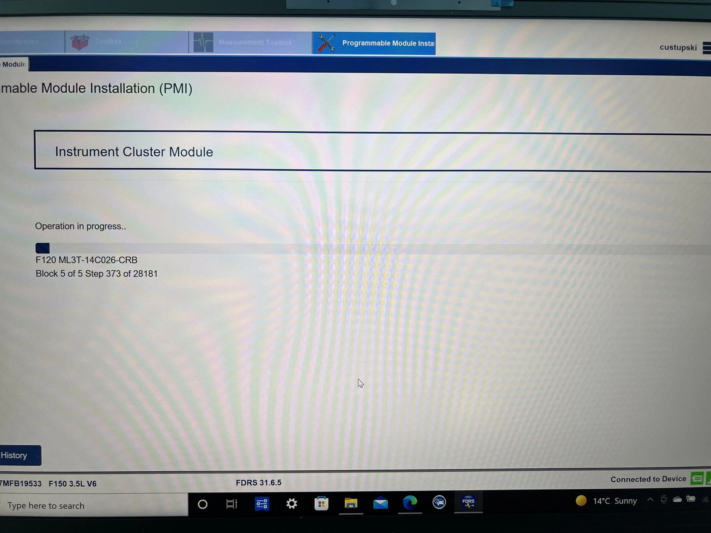 Ford F-150 ECU module programming guide using FDRS DBFF5CEE-DE82-4045-BE6B-AD1213E78230