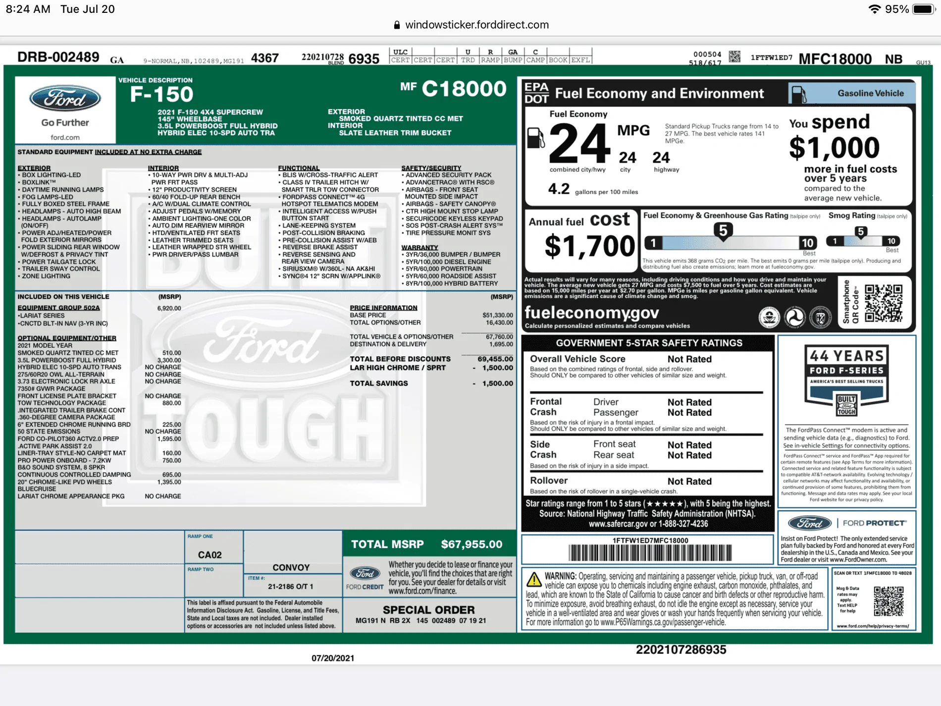 Ford F-150 We are here DEAA6AC3-A997-4900-906D-6A2FF96E5101