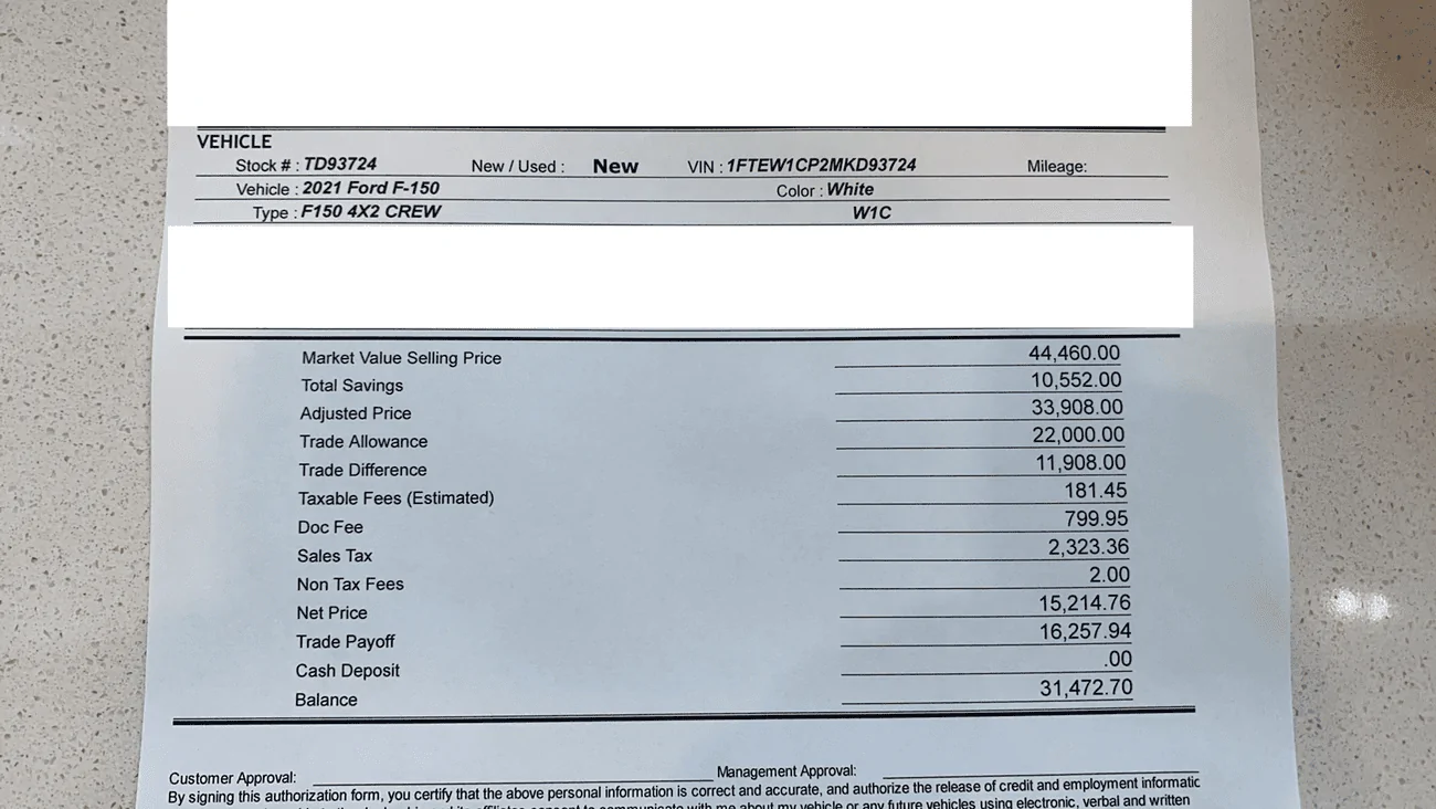 Ford F-150 Getting a new 2021 STX! deal