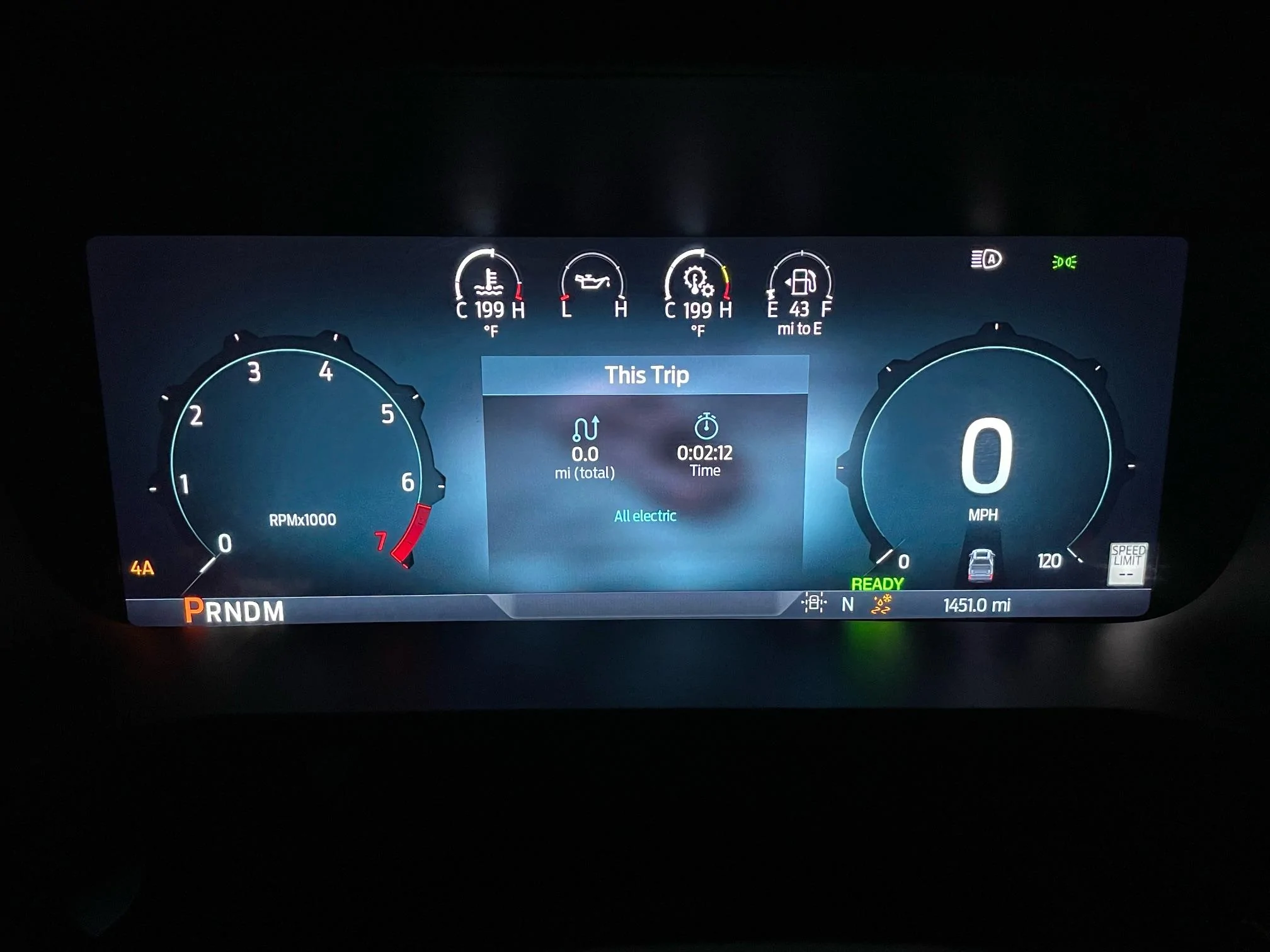 Ford F-150 2024 King Ranch picked up from Granger Ford Display (Slippery)