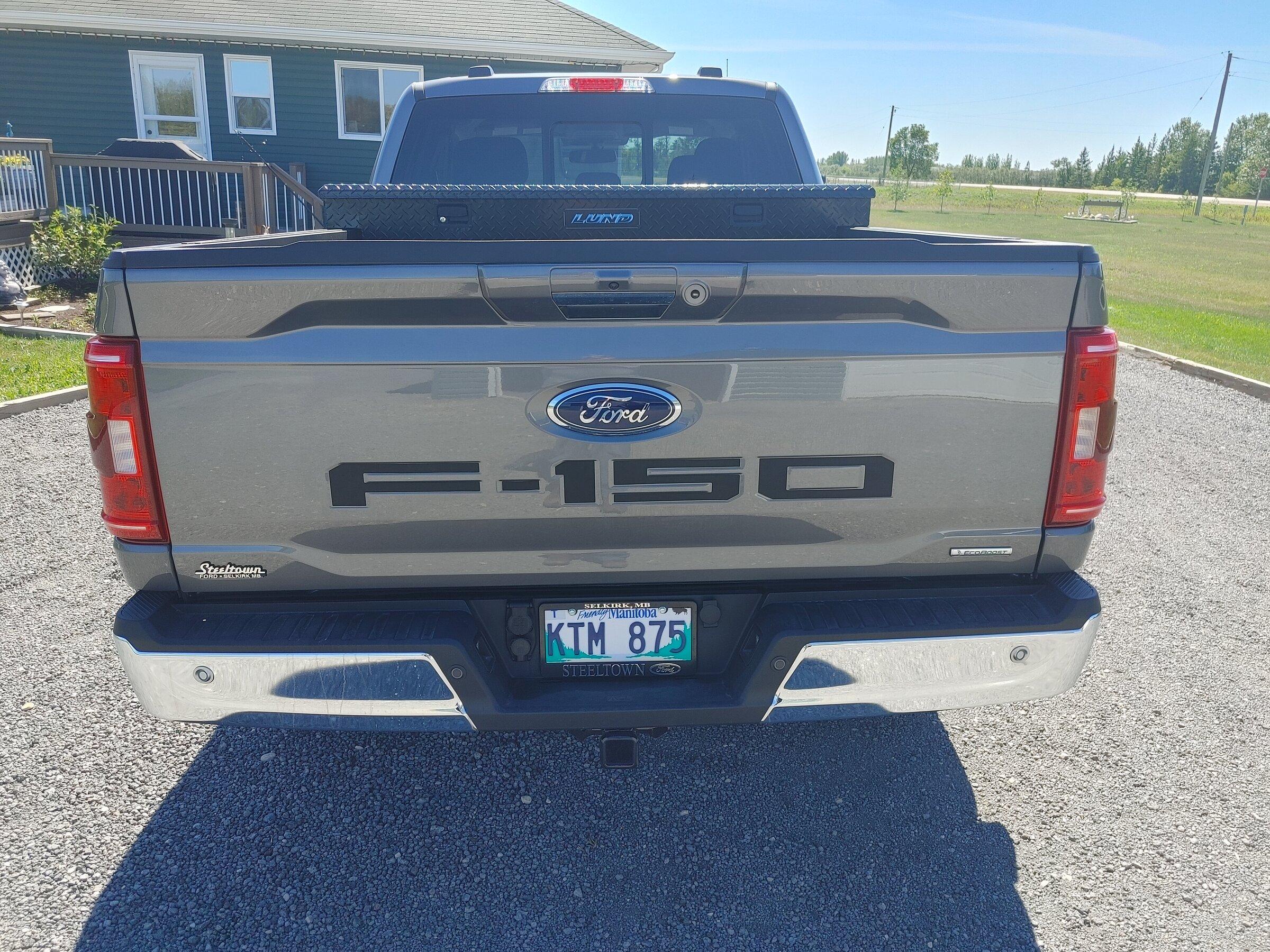 Ford F-150 Tailgate lettering : raised or flat? Don's Ride 07