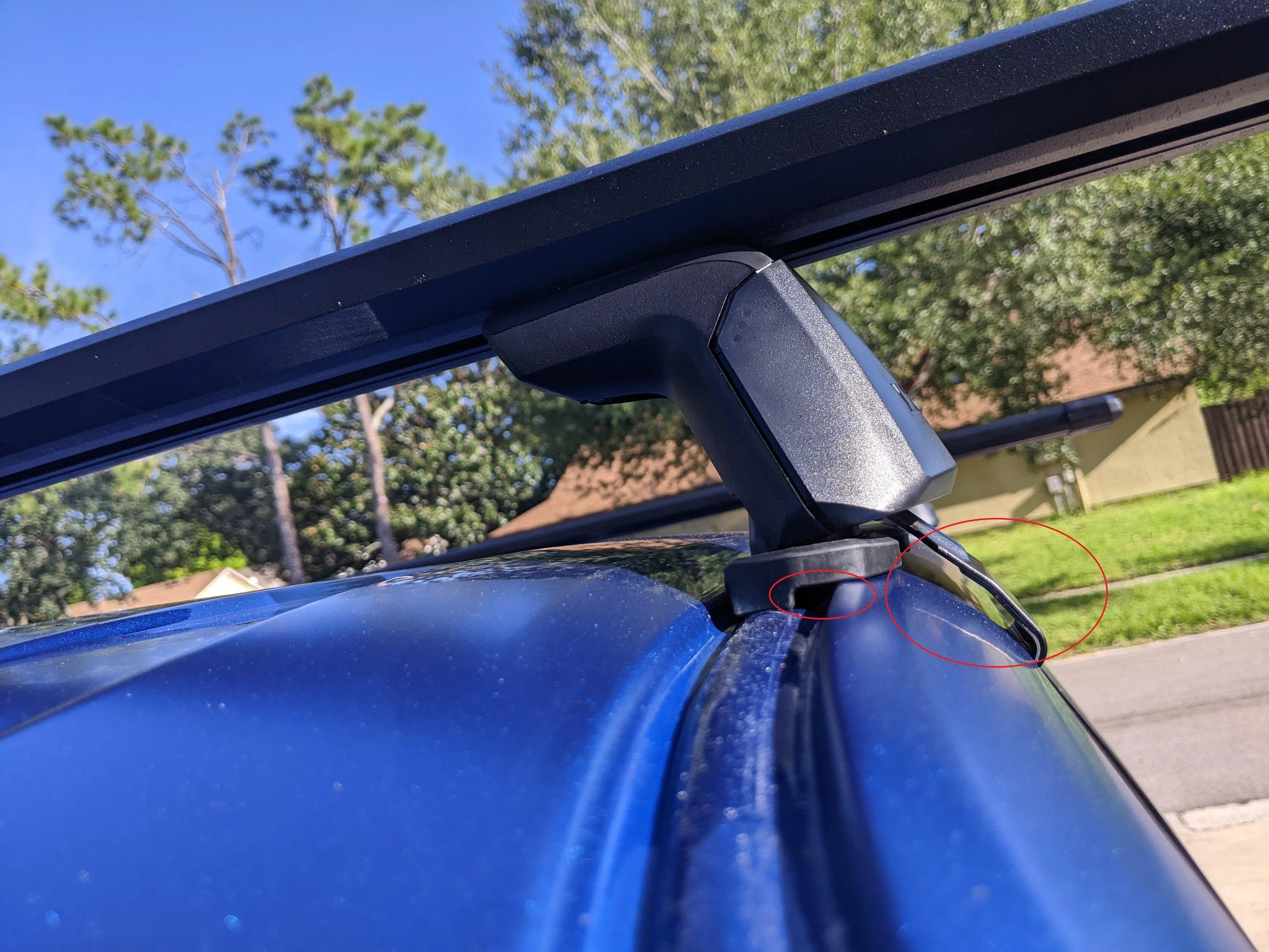 Ford F-150 Has anyone drilled into their roof yet? Driver Door landing pad 2