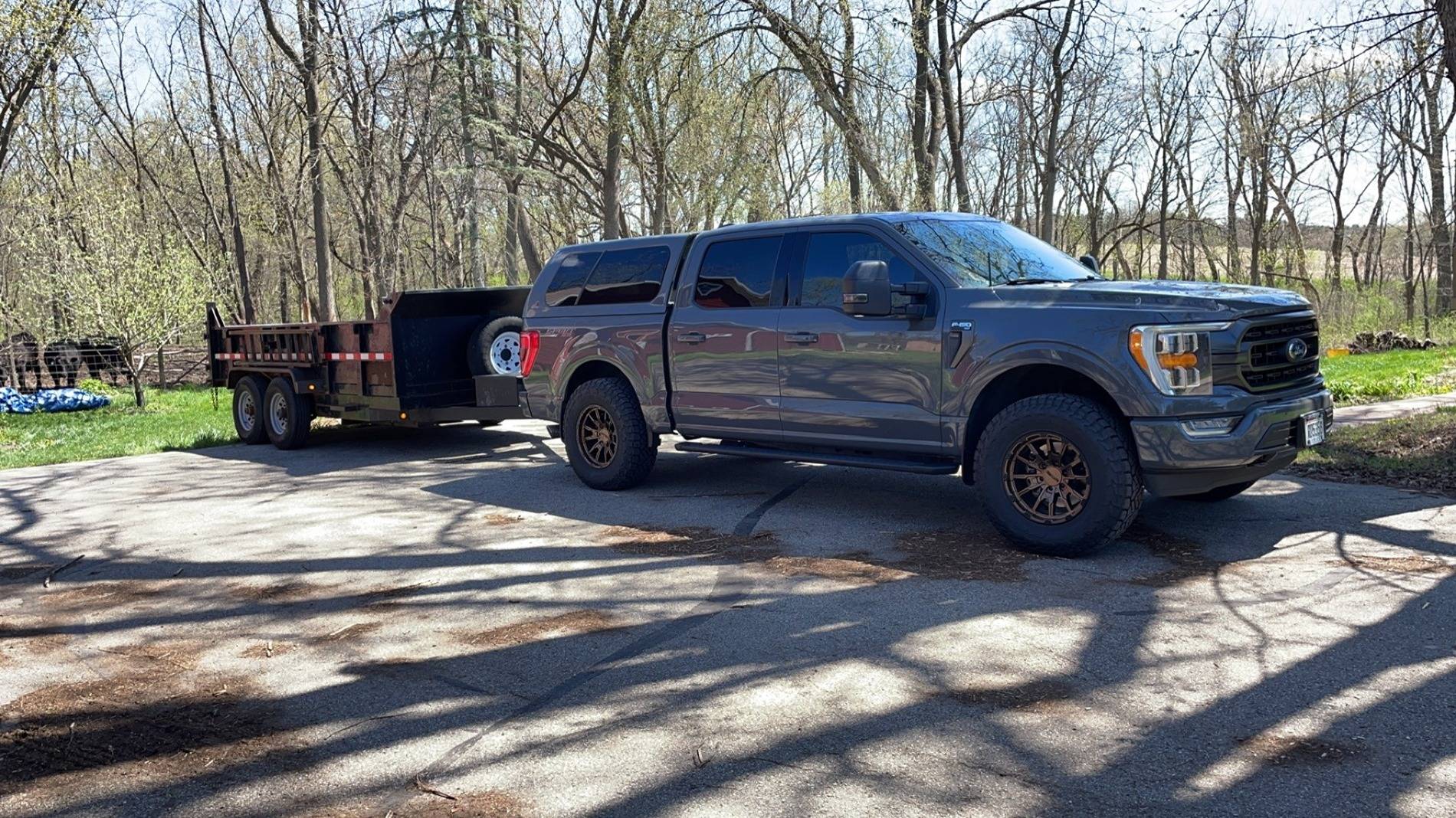 Ford F-150 Tow Mirrors (need advice) dump trailer
