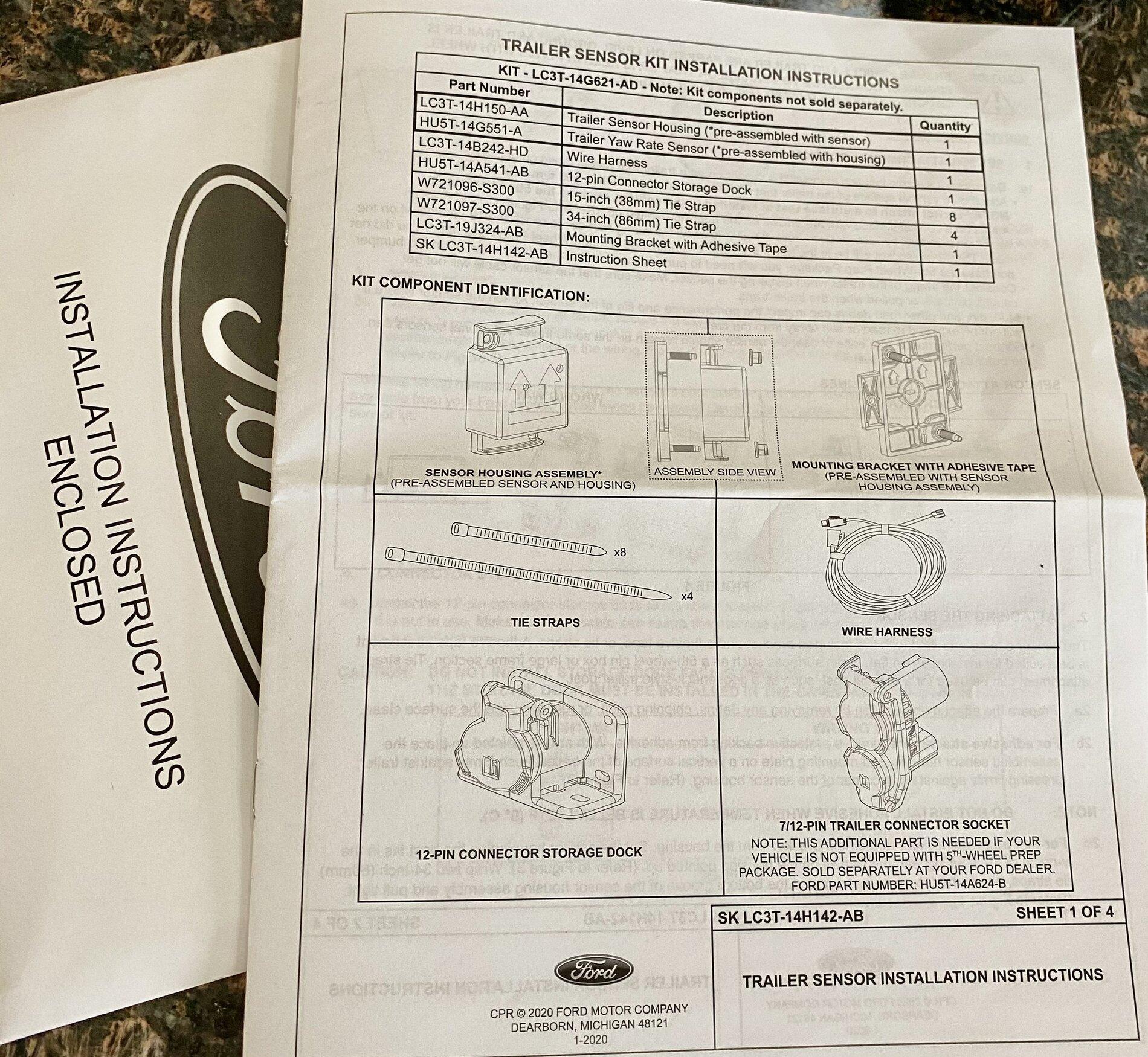 Ford F-150 Ford Pro Trailer Backup Assist Sensor Install Guide (2021 F-150) ECA7E36B-BFCD-4F92-A745-28A26F0AB044