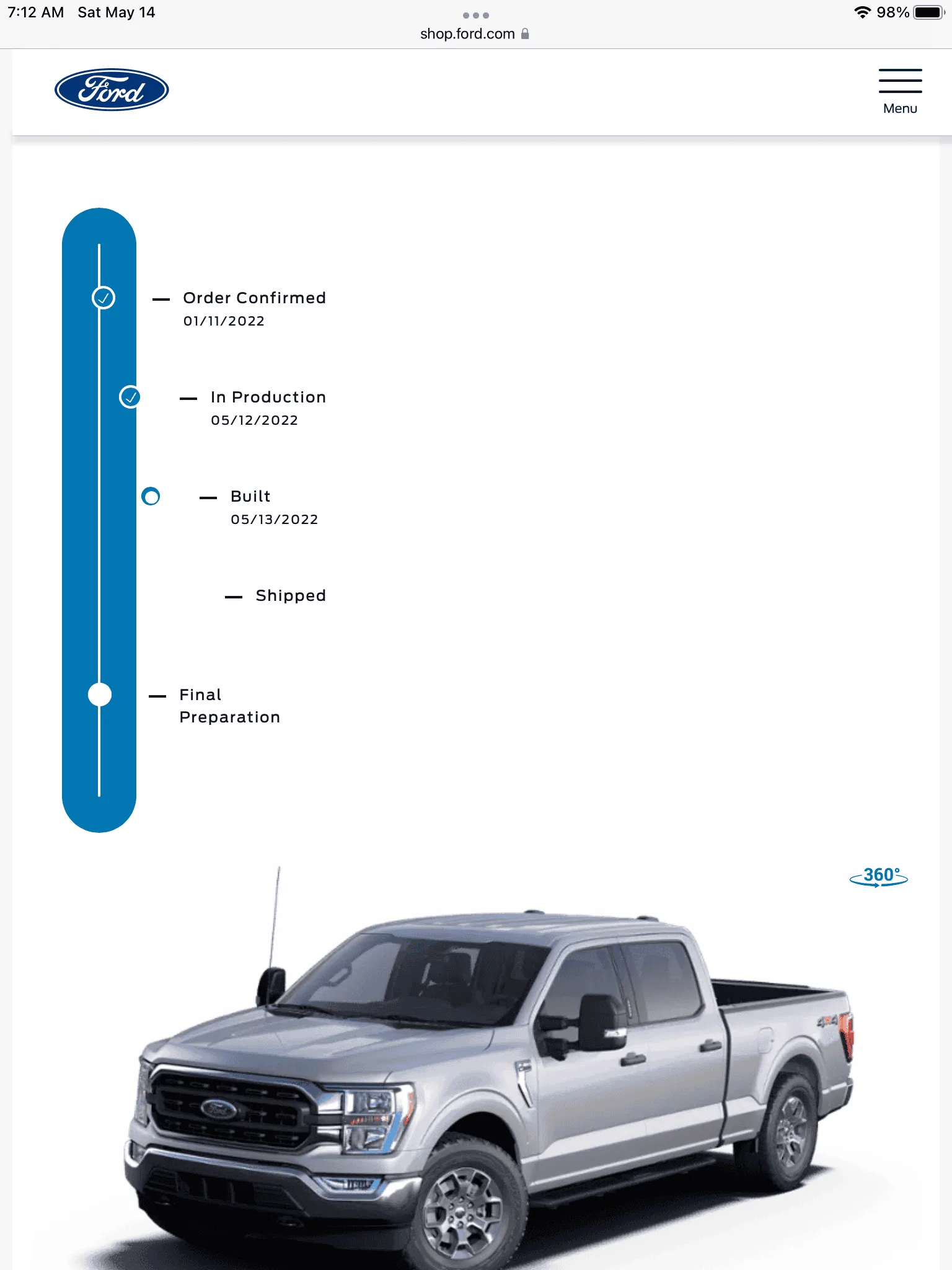 Ford F-150 05/09/22 Build week EE51D0CE-9103-4681-934A-927846E8ECD5