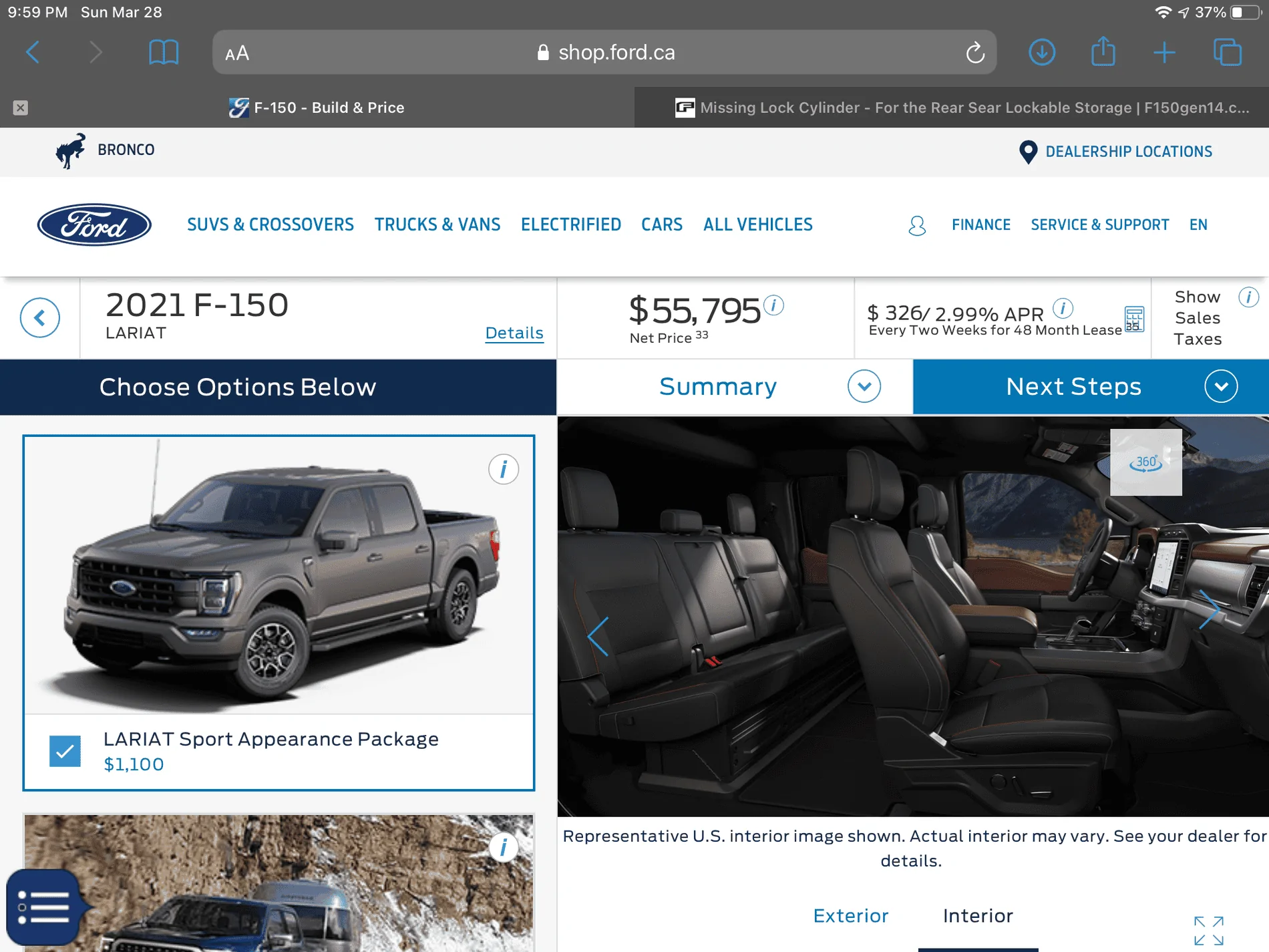 Ford F-150 Missing Lock Cylinder - For the Rear Sear Lockable Storage EFE0C207-52DB-4A33-8186-23ED8DE3BFF9