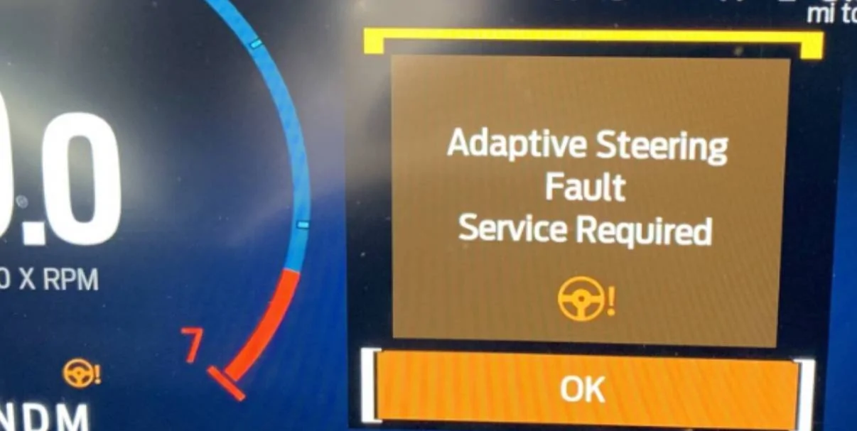 Ford F-150 2021 F-150 Adaptive Steering Fault service required f-150 adpstr