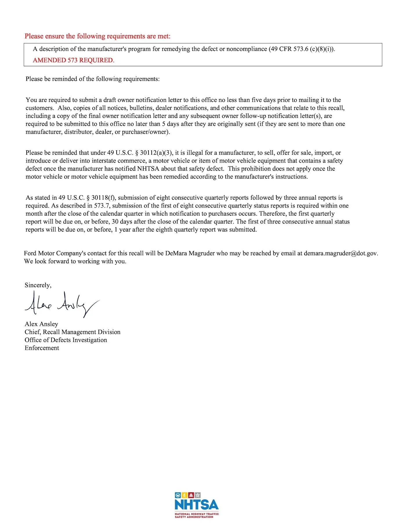 Ford F-150 NHTSA Safety Recall (23V-896) on 113,000 F-150 Trucks with Trailer Tow Max Duty Package F-150 Recall 23V-896-2