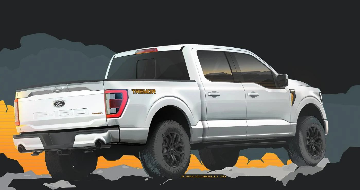 Ford F-150 2021 F-150 Tremor First Look! F-150-Tremor-Sketch-02