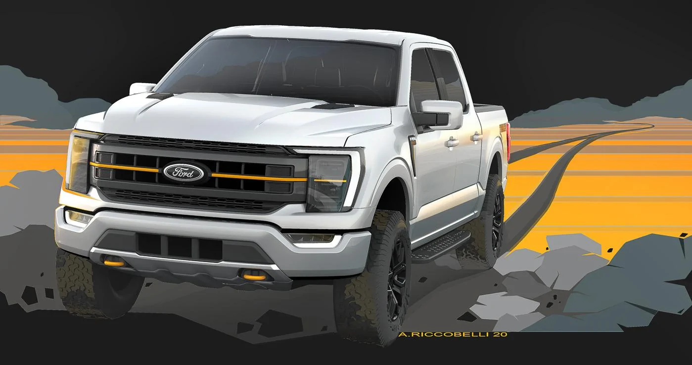 Ford F-150 2021 F-150 Tremor First Look! F-150-Tremor-Sketch_01