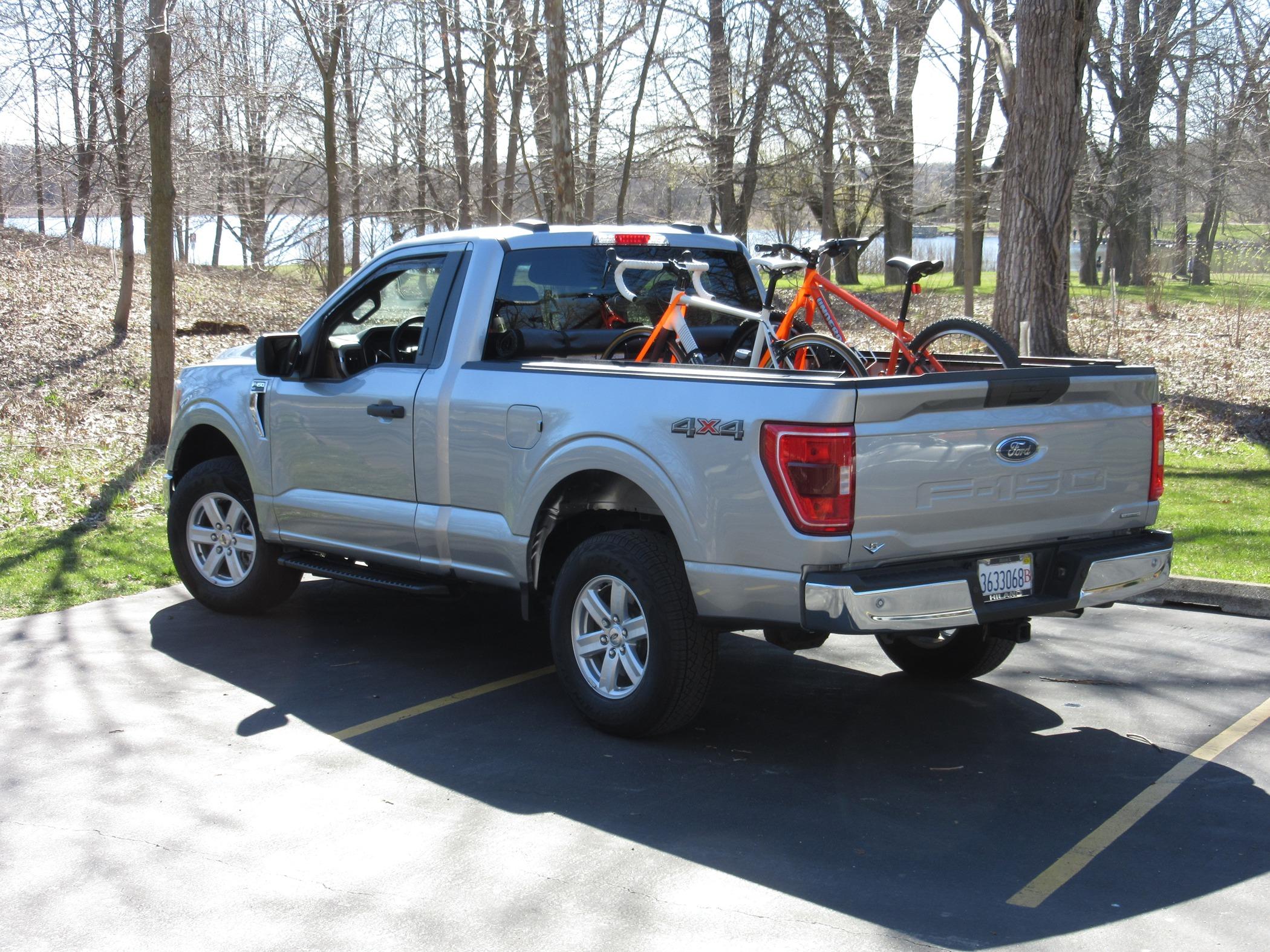Ford F-150 My DIY bicycle carrier F-150 with bikes 6