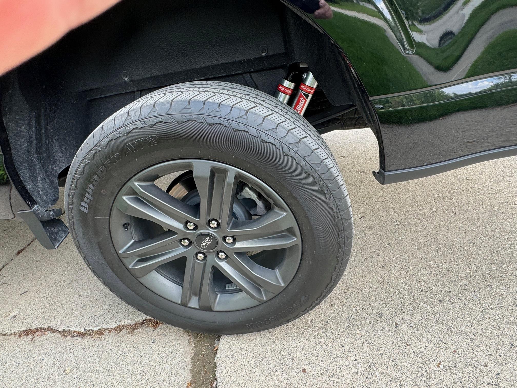 Ford F-150 Eibach Pro-Truck Stage 2R Coilover Level Kit installed on 2023 F-150 f150 post level rear 1