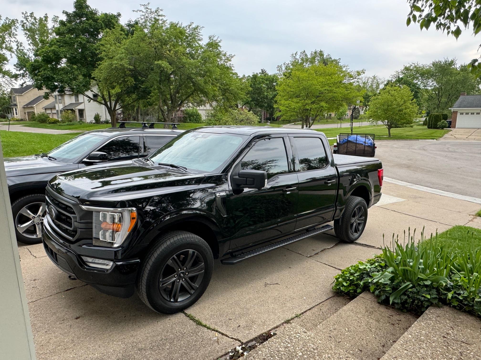 Ford F-150 Eibach Pro-Truck Stage 2R Coilover Level Kit installed on 2023 F-150 f150 pre level 1