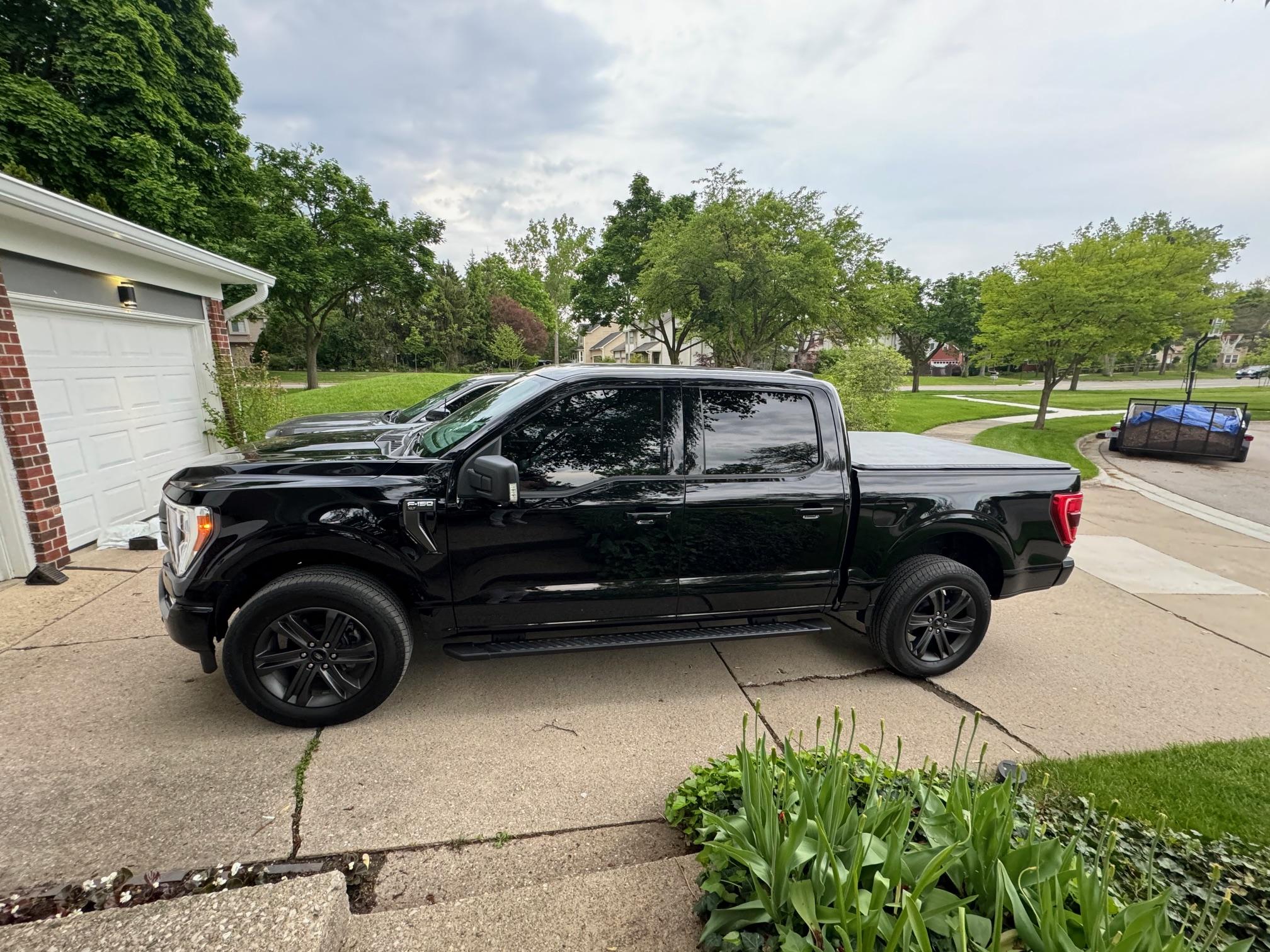 Ford F-150 Eibach Pro-Truck Stage 2R Coilover Level Kit installed on 2023 F-150 f150 pre level 2