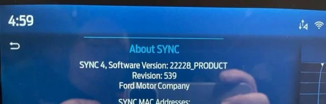 Ford F-150 Software version seemingly stuck & no BlueCruise F150-version