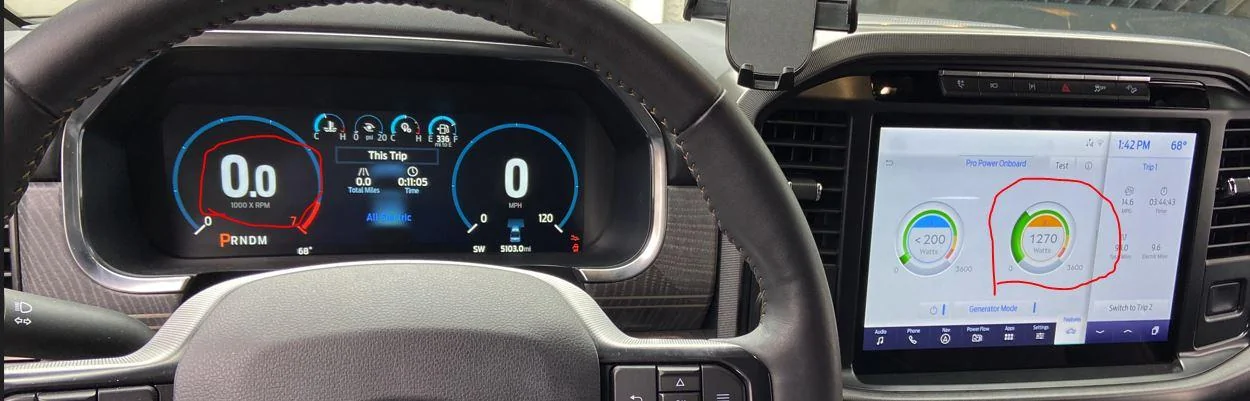 Ford F-150 First camping trip in my Powerboost. F150EPRO4