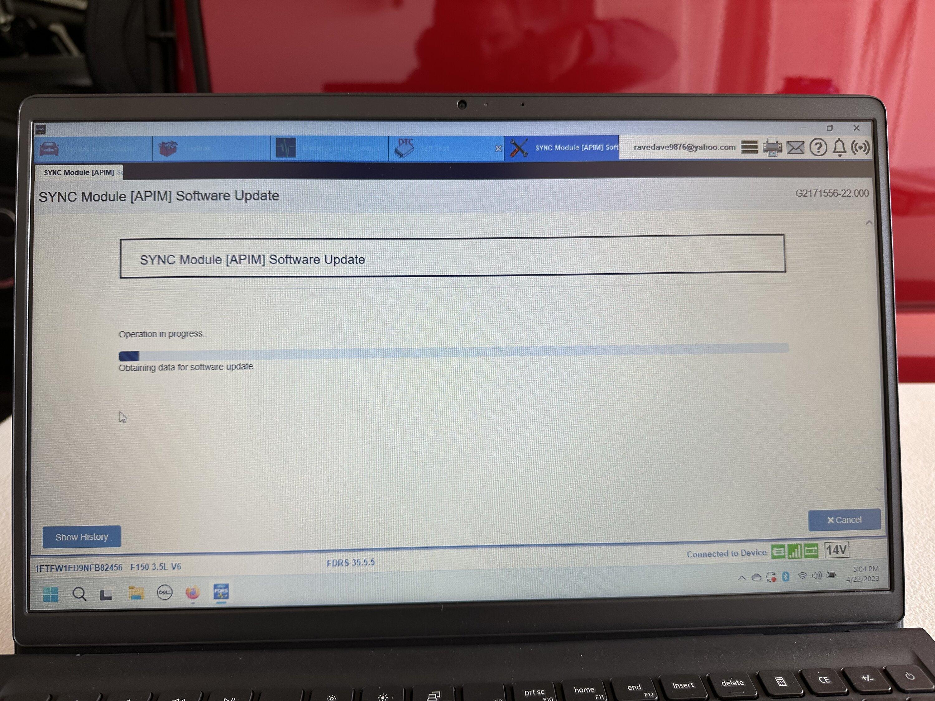Ford F-150 ECU module programming guide using FDRS F6FAB4E7-A2CA-4415-87DB-D7B56D801AAA