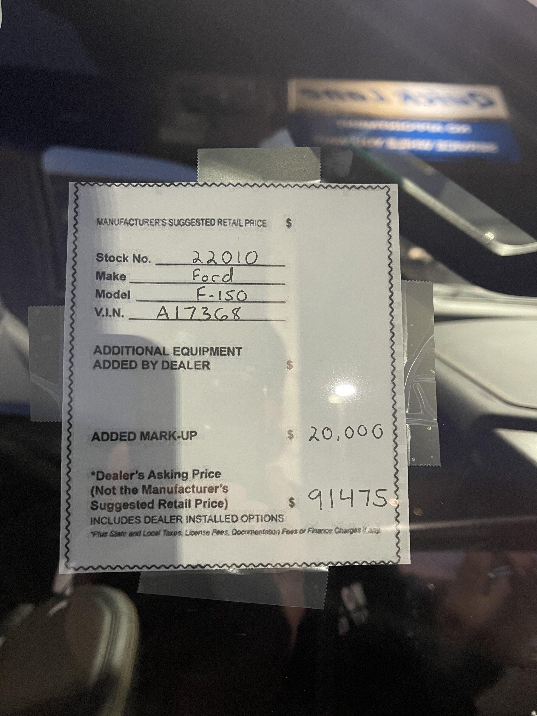 Ford F-150 HIGHEST MARKUP IN THE COUNTRY! F9E3D6C6-F23B-443B-A142-B71D865ABC1E