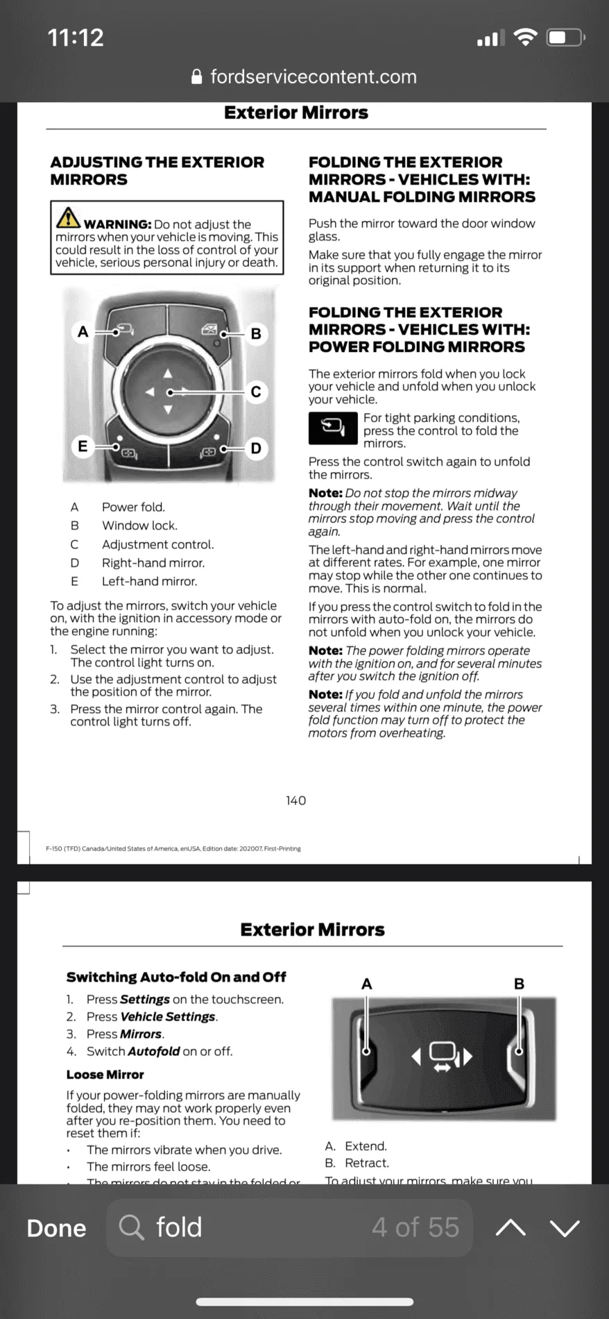 Ford F-150 Trailer Tow Mirror question. FE8011F3-164F-47A7-9A16-622938B42579