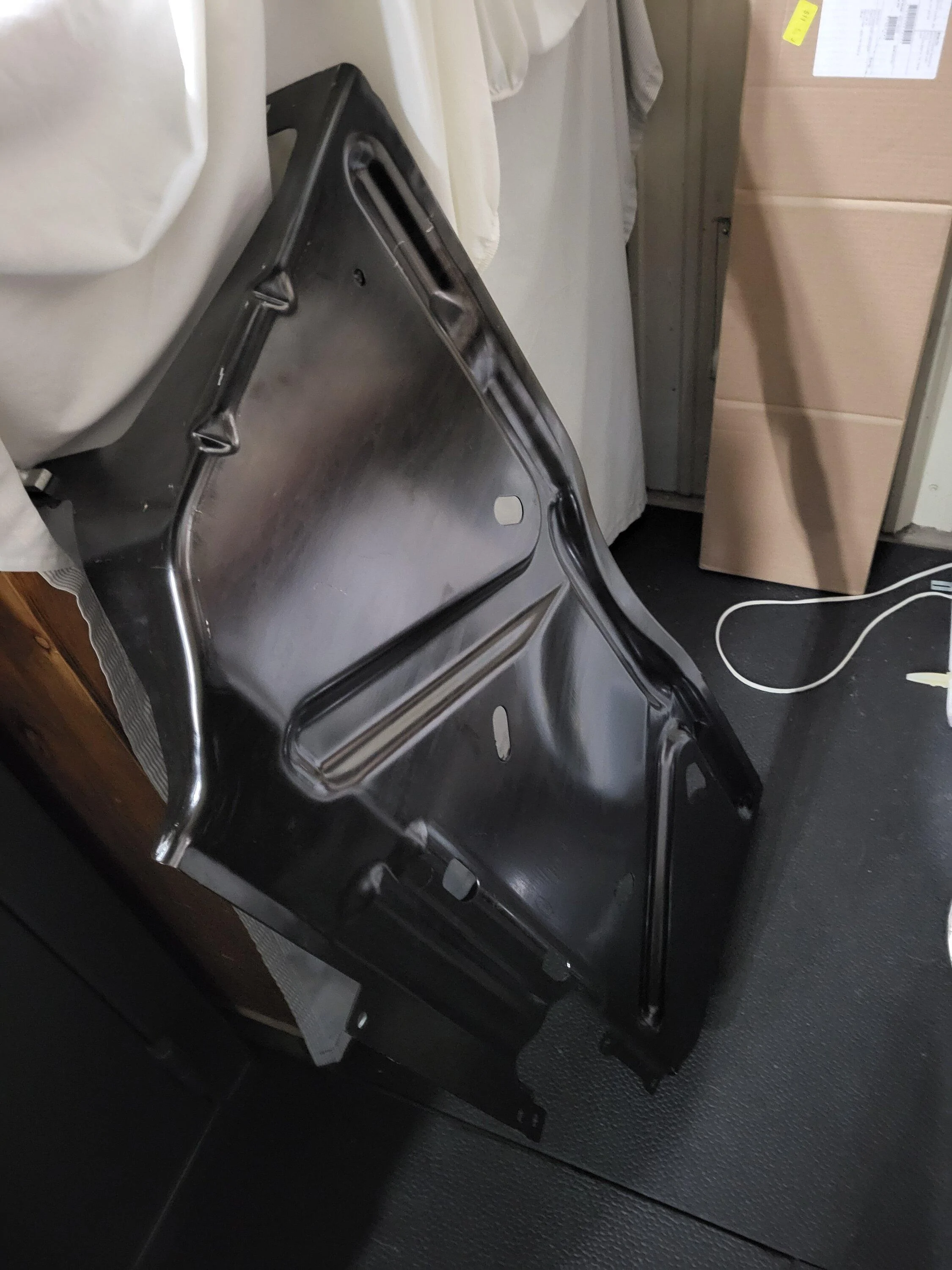 Ford F-150 Factory catalytic converter protection felt alternate (1)