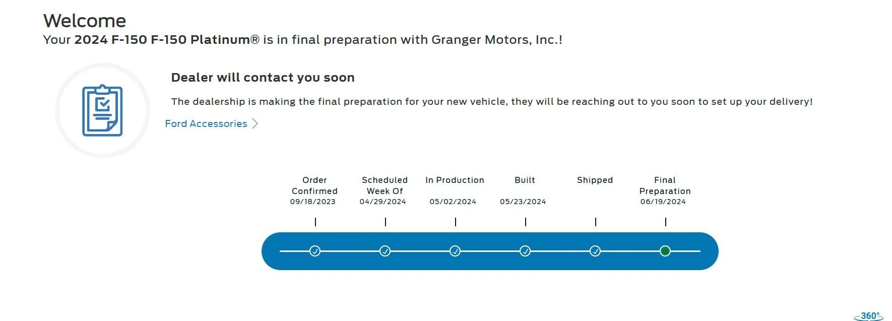 Ford F-150 Build week 4/29 -5/6 finalpr