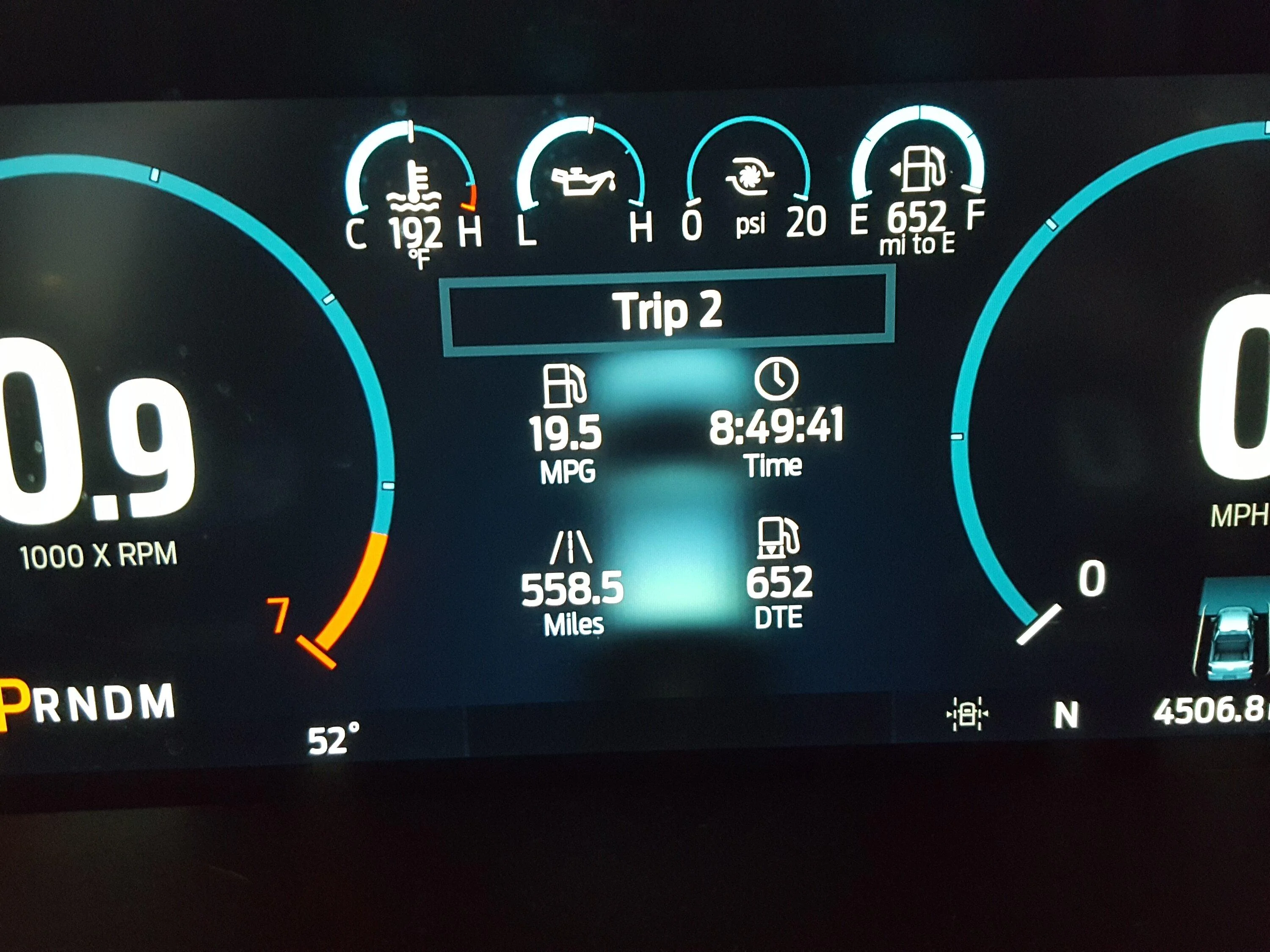 Ford F-150 5.0 more efficient at 75-80 mph than the Ecoboost engines? Edit: while not towing. fl trip  (1)