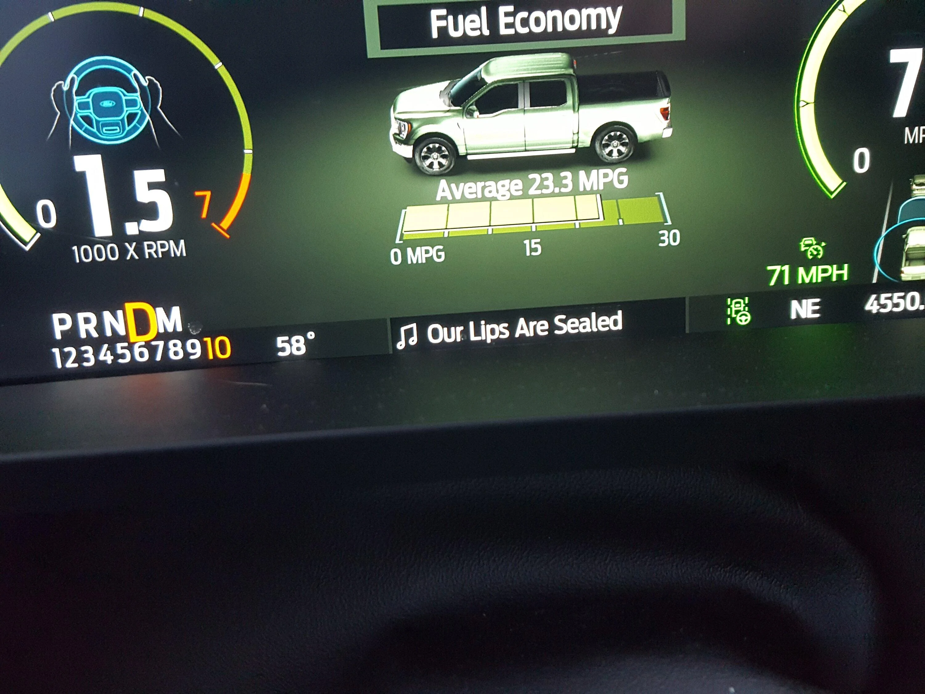 Ford F-150 5.0 more efficient at 75-80 mph than the Ecoboost engines? Edit: while not towing. fl trip  (5)
