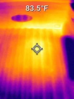 Ford F-150 7.2kW Powerboost ProPower generator put to the test.... max sustained draw / output FLIR1000045