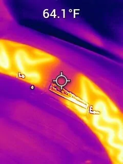 Ford F-150 Heated steering wheel has a small cold spot, is this normal? FLIR1000057