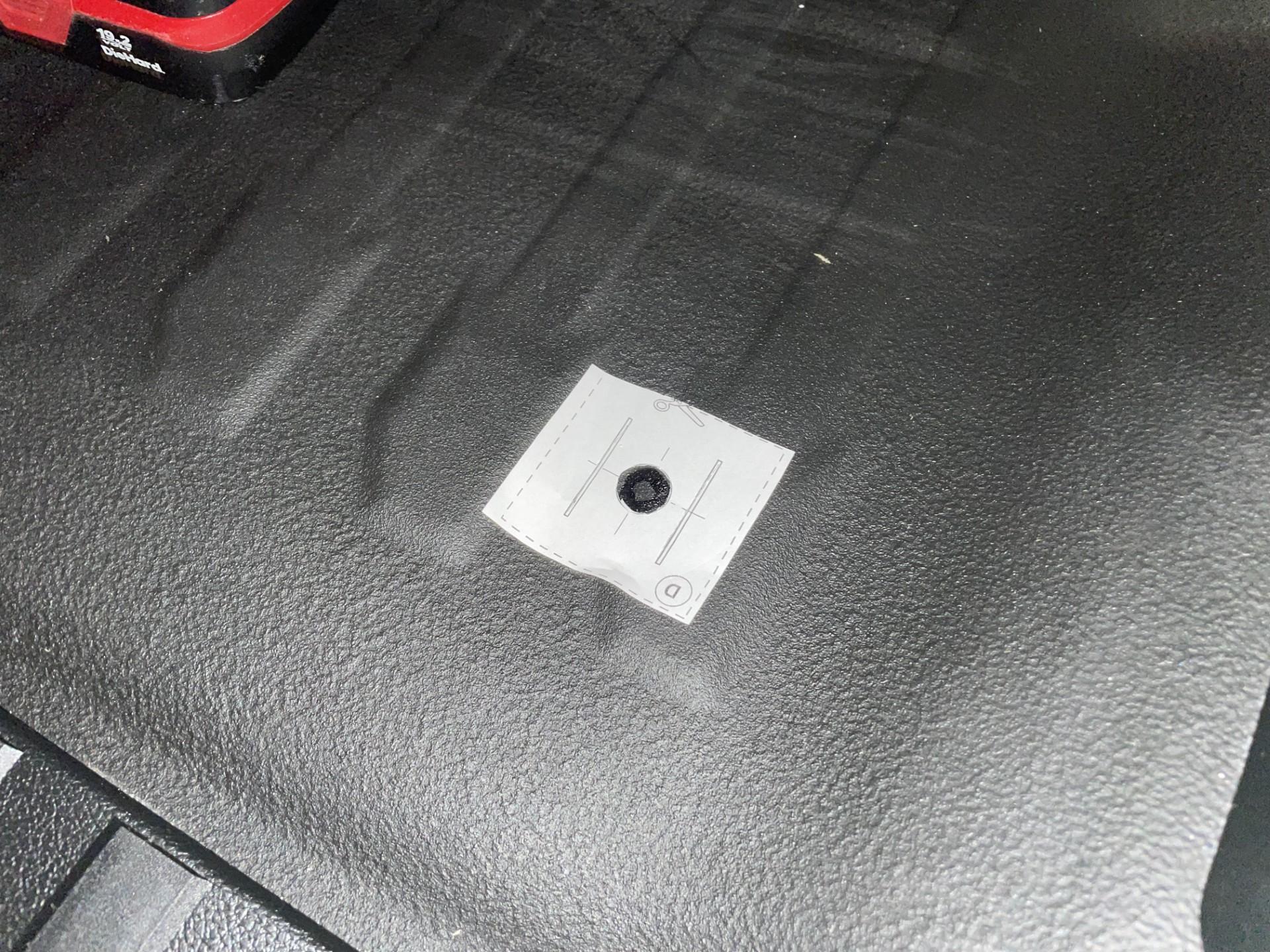 Ford F-150 2024 XL RCSB vinyl floor mat retainer install floor mat 2