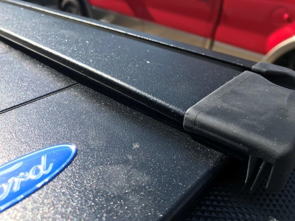 Ford F-150 Ford Branded Embark Retractable Bed Cover by Retrax, For 6.5 Bed Fod Logo