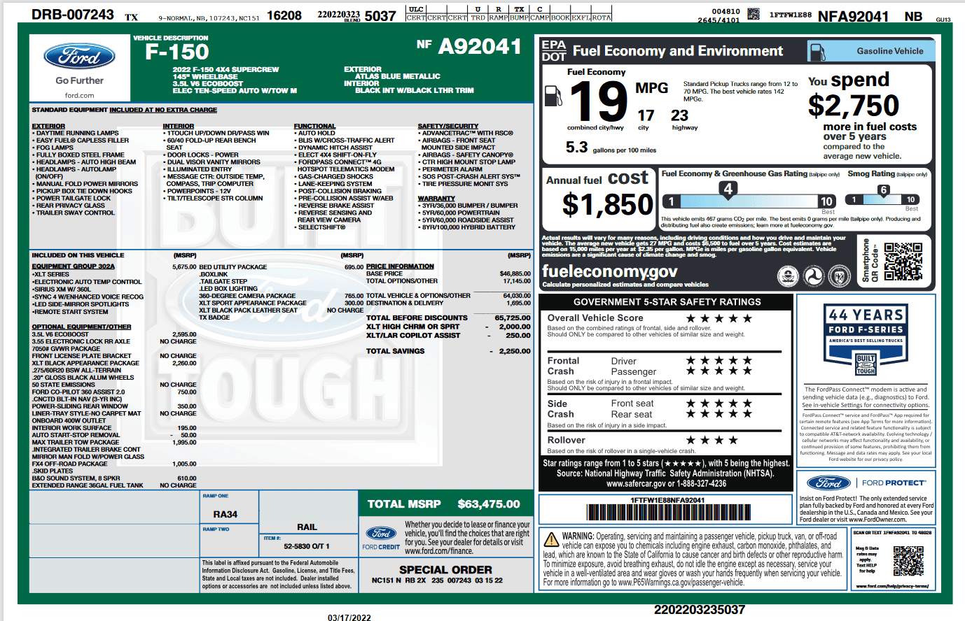 Ford F-150 03/21/22 Build Week Group ford bap.PNG