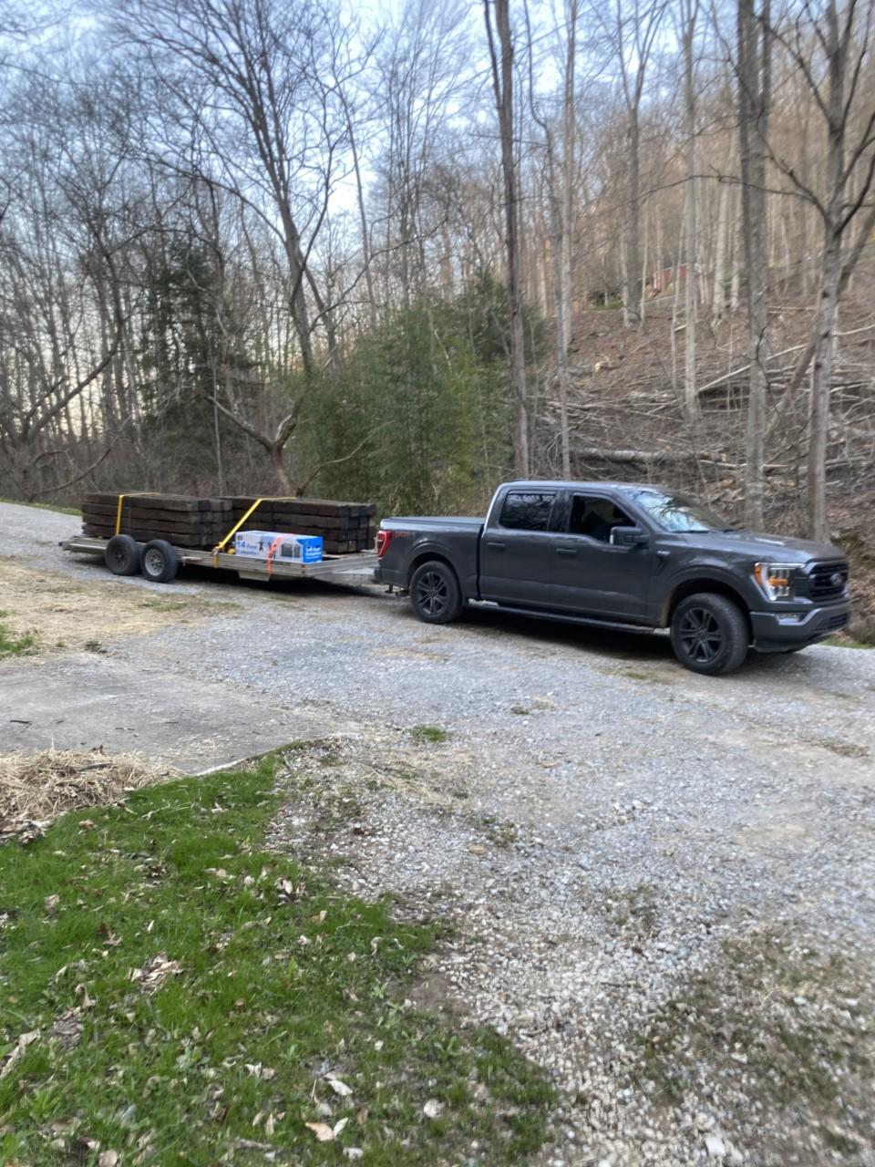 Ford F-150 First tow! FORD TOWING