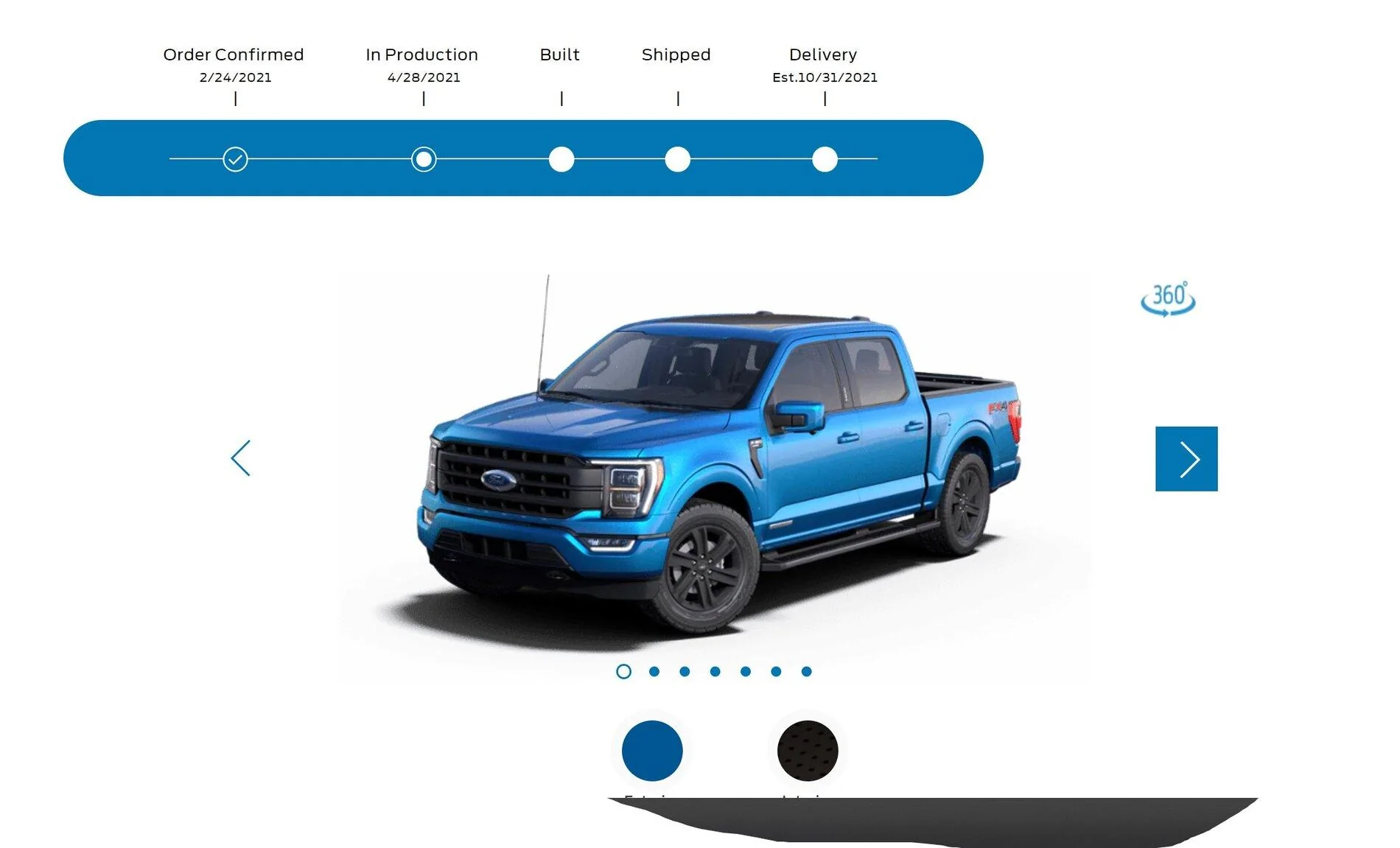 Ford F-150 4/26 Build Week ford tracker6-21