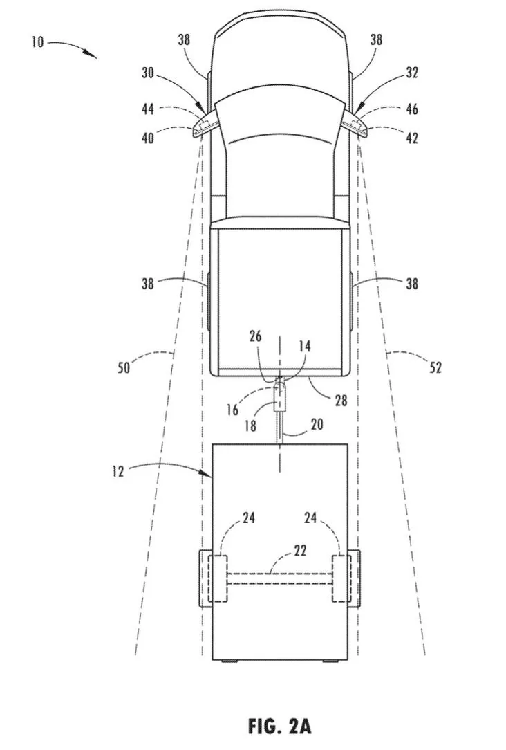 Ford F-150 Ford Patents Automatically Adjusting Mirrors for Easier Towing ford-trailer-towing-adjustment-mirror-system-3