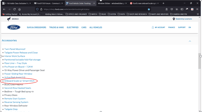 Ford F-150 F-150 Adds Class-Exclusive Payload Estimation, Trailer Towing and Smart Suspension Damping Features FordOnlineBuildAccessoryist on My Truck