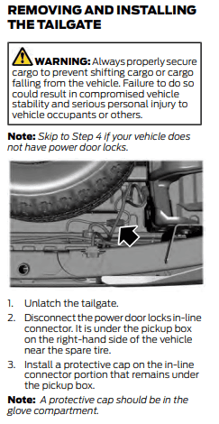 Ford F-150 Can Tailgate Release Be Temporarily Disabled on XLT? Gate