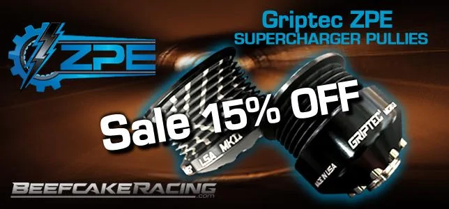 Ford F-150 VMP Superchargers 15% off and more @Beefcake Racing!!! griptec-supercharger-pulley-beefcake-racing