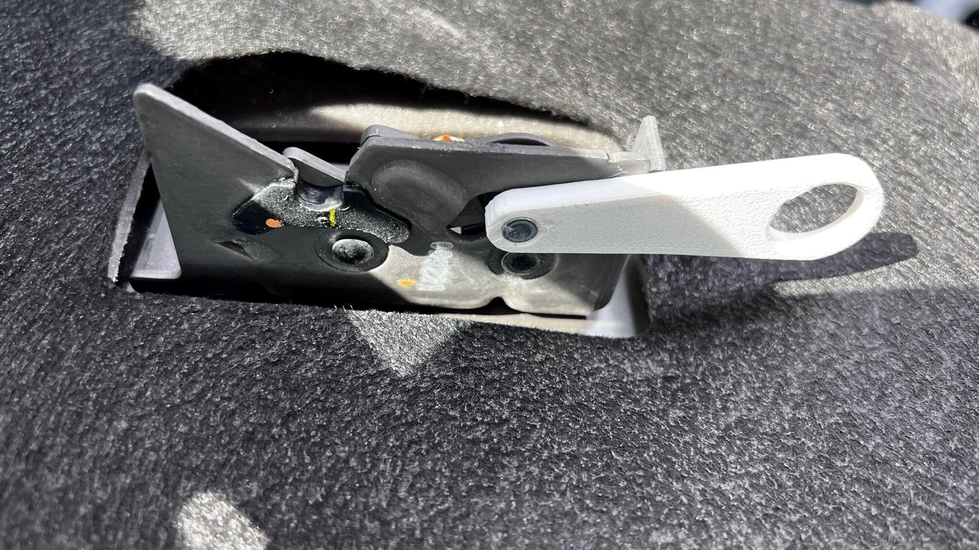Ford F-150 3D Printed Rear Seat Latch Release Handle 2