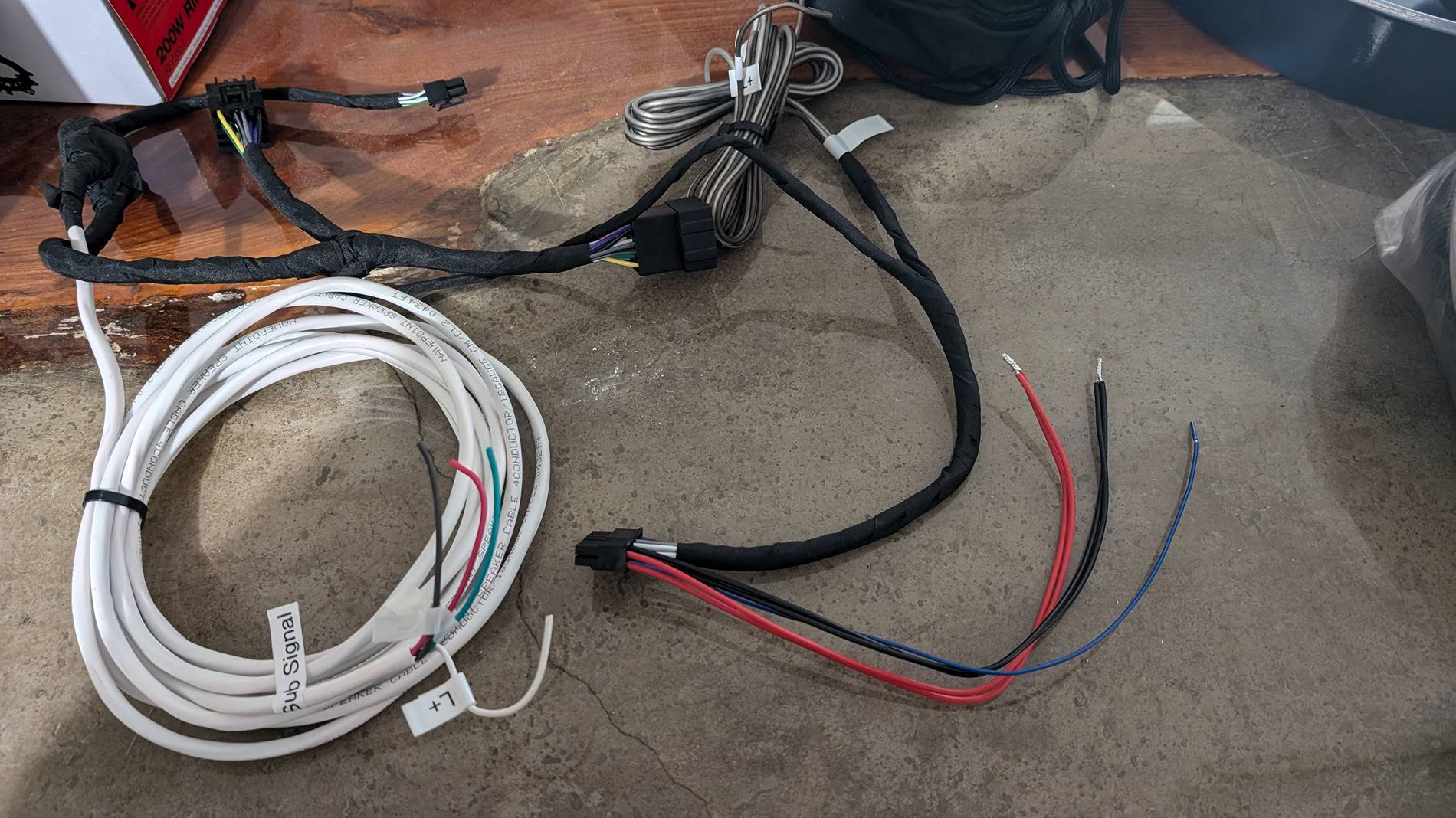 Ford F-150 Quick stereo upgrade writeup: Kicker Key 200.4 amp + Morel Tempo Ultra 692 speakers + Rockford Forsgate P300-10T Powered Subwoofer HARNESS