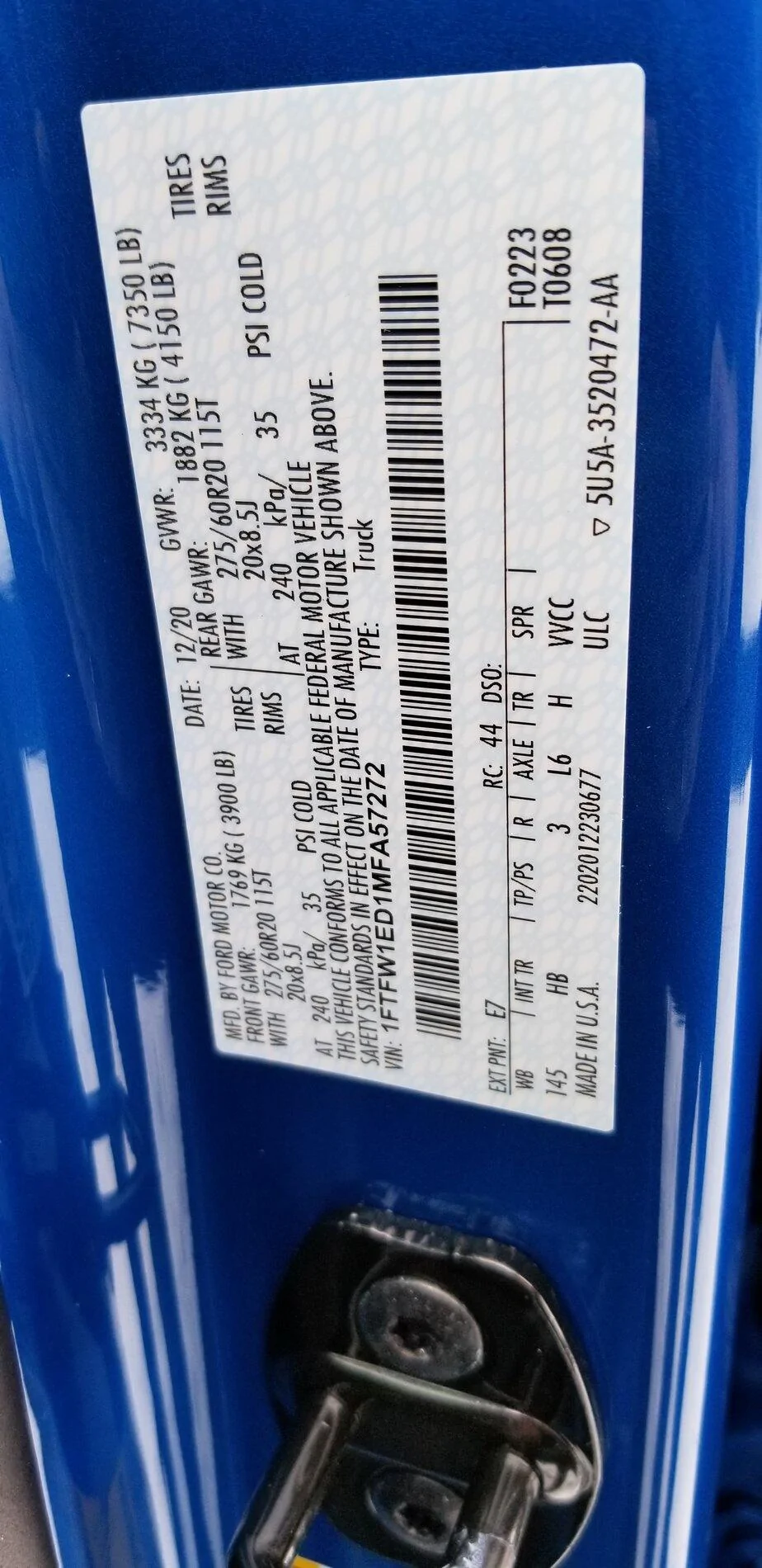 Ford F-150 GAWR (axle) stickers for regular/max tow and EB/PB ?hash=9034fbdd01ed66f5dd20b0117f3085b2