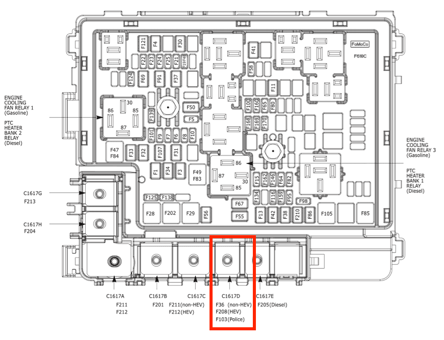 Ford F-150 f150 power points issue HIGH CURRENT F36