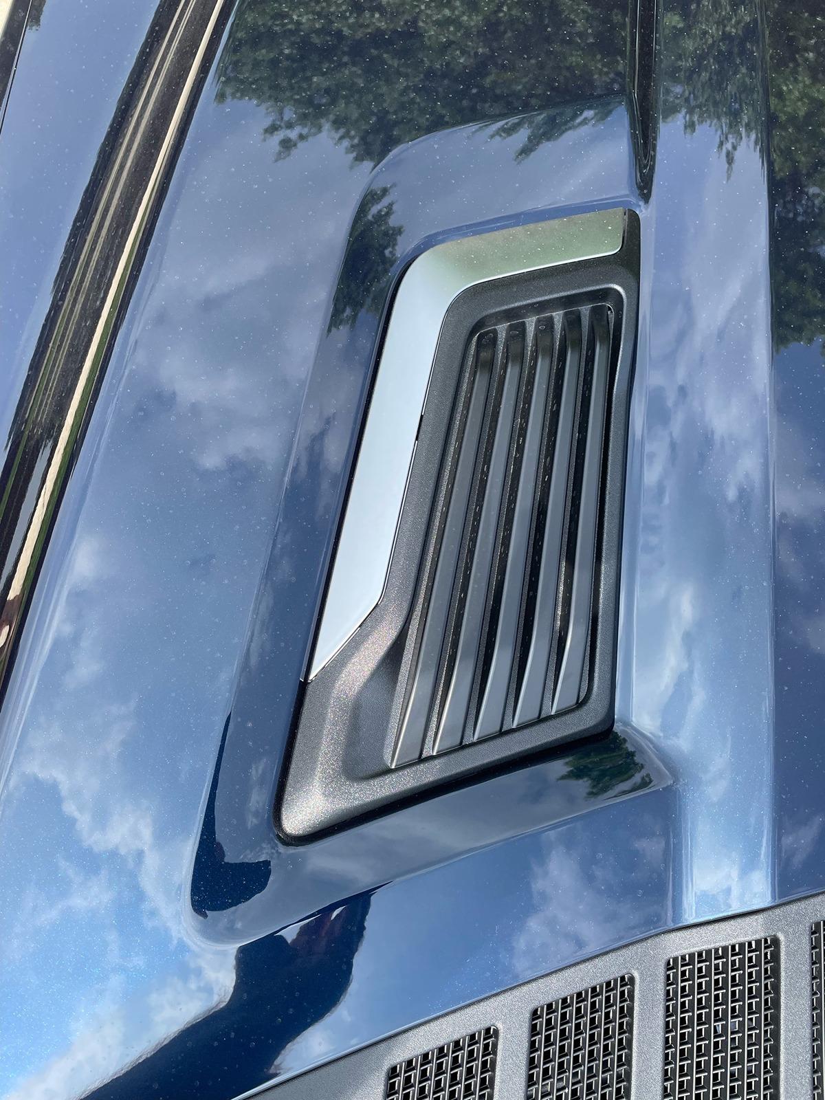 Ford F-150 2024 Rapid Red Platinum Plus Delivered Hood Vent