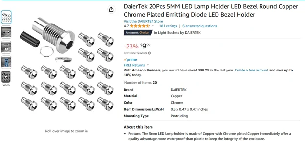 Ford F-150 BLIS - Additional LED Mod (How To) Housing