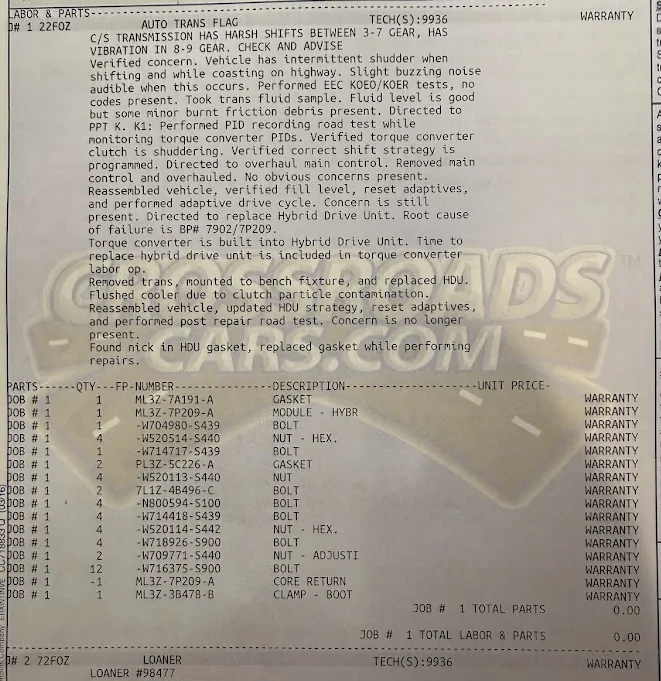 Ford F-150 Hum/Rumble Noise in high gears - Any Help?? hybriddriveunit1