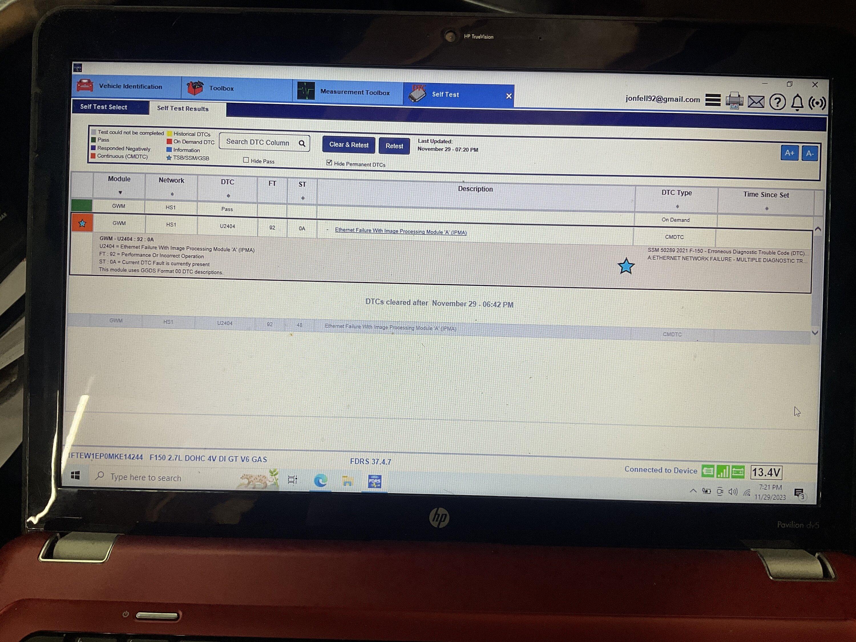 Ford F-150 ECU module programming guide using FDRS image