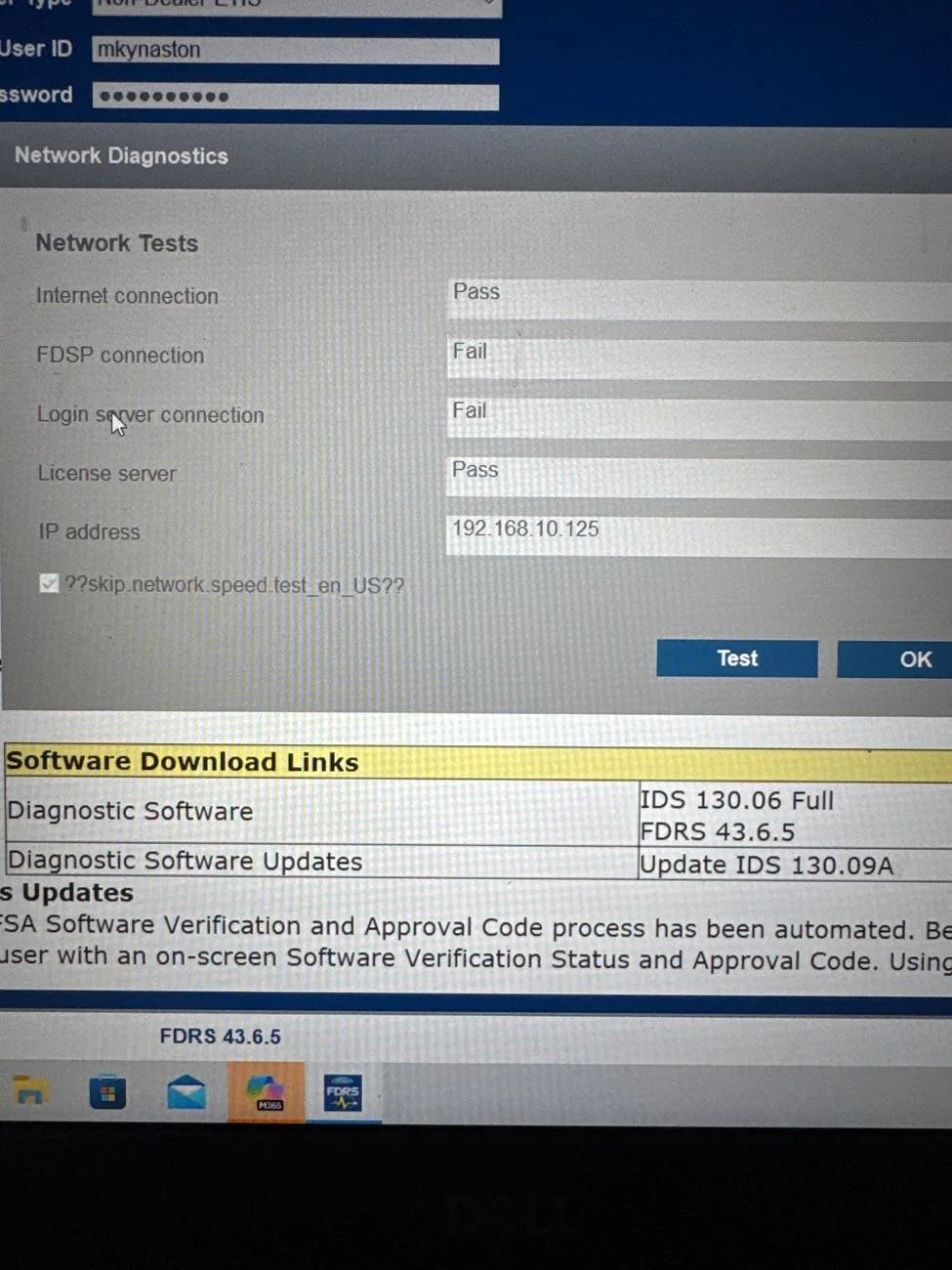 Ford F-150 ECU module programming guide using FDRS imag