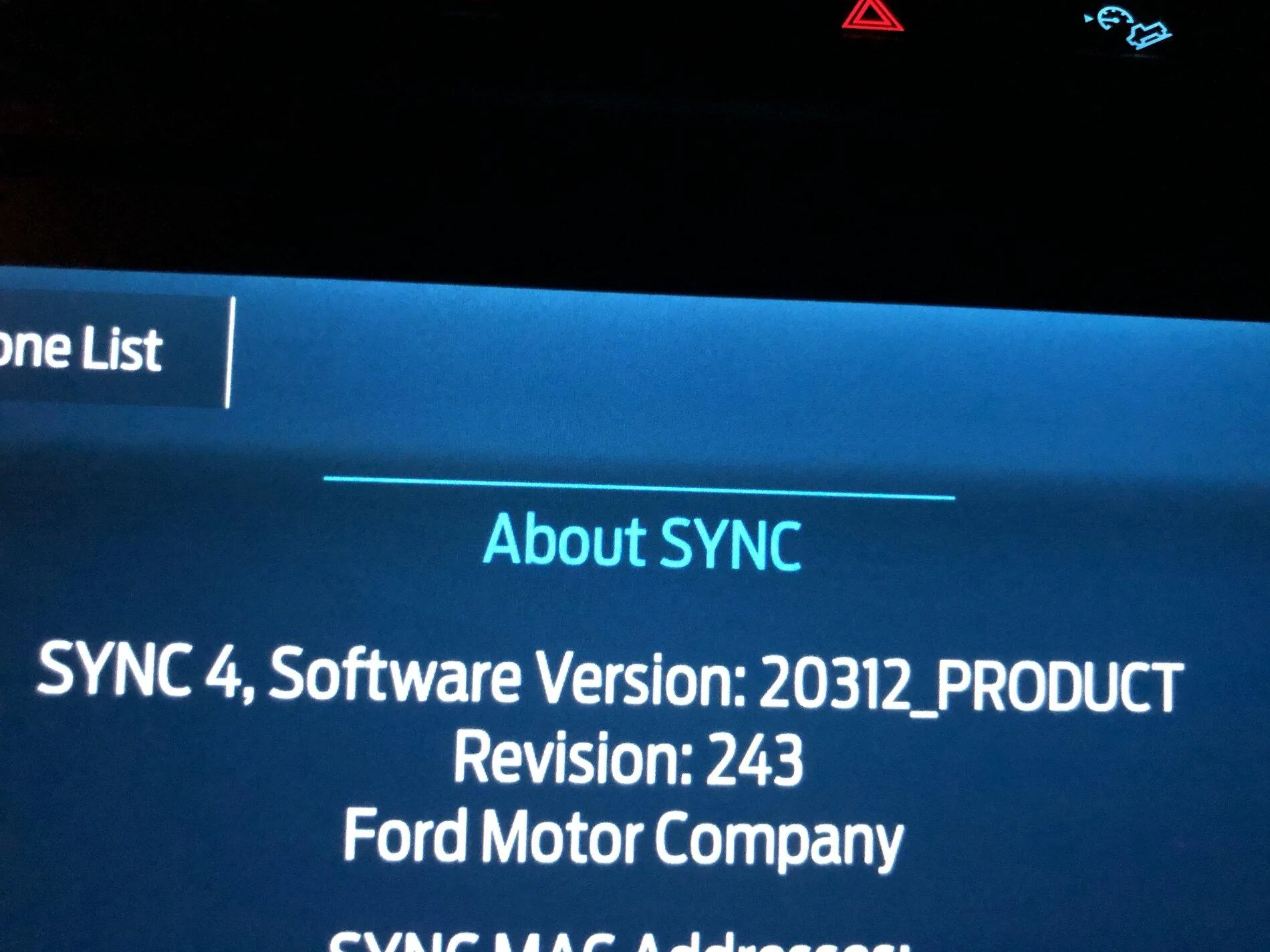 Ford F-150 Received software OTA 7/27/21 over night and experience today imag