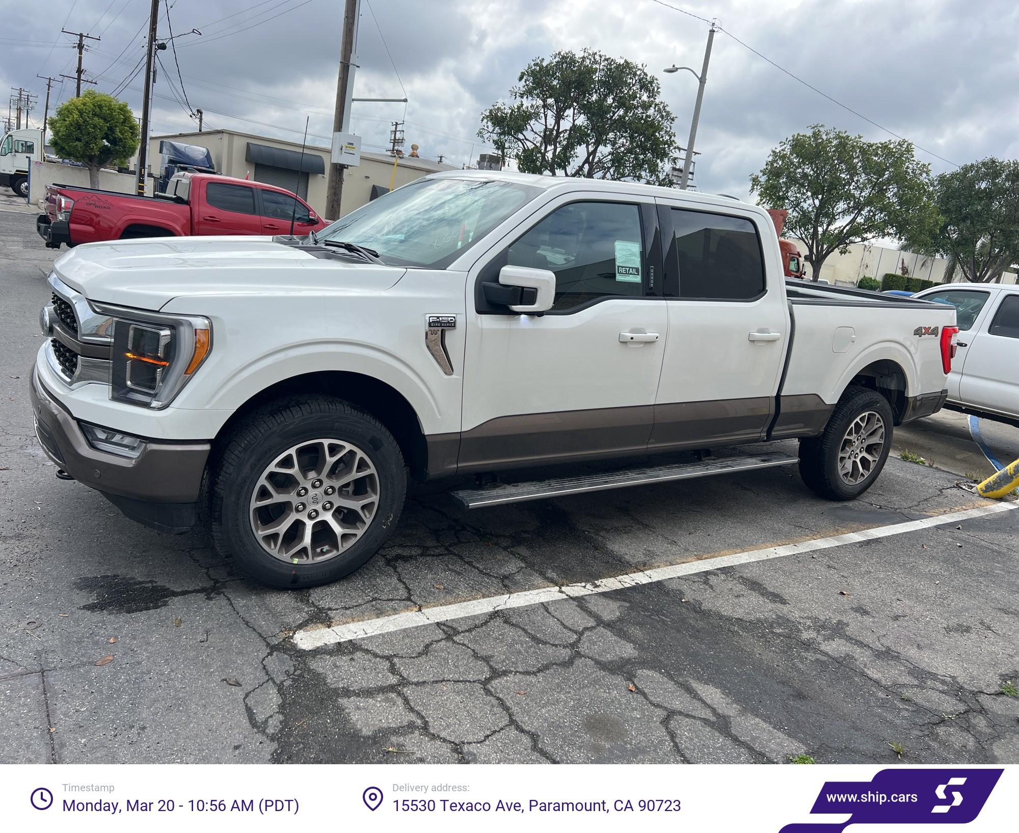 Ford F-150 Star white metallic tri-coat Paint image013